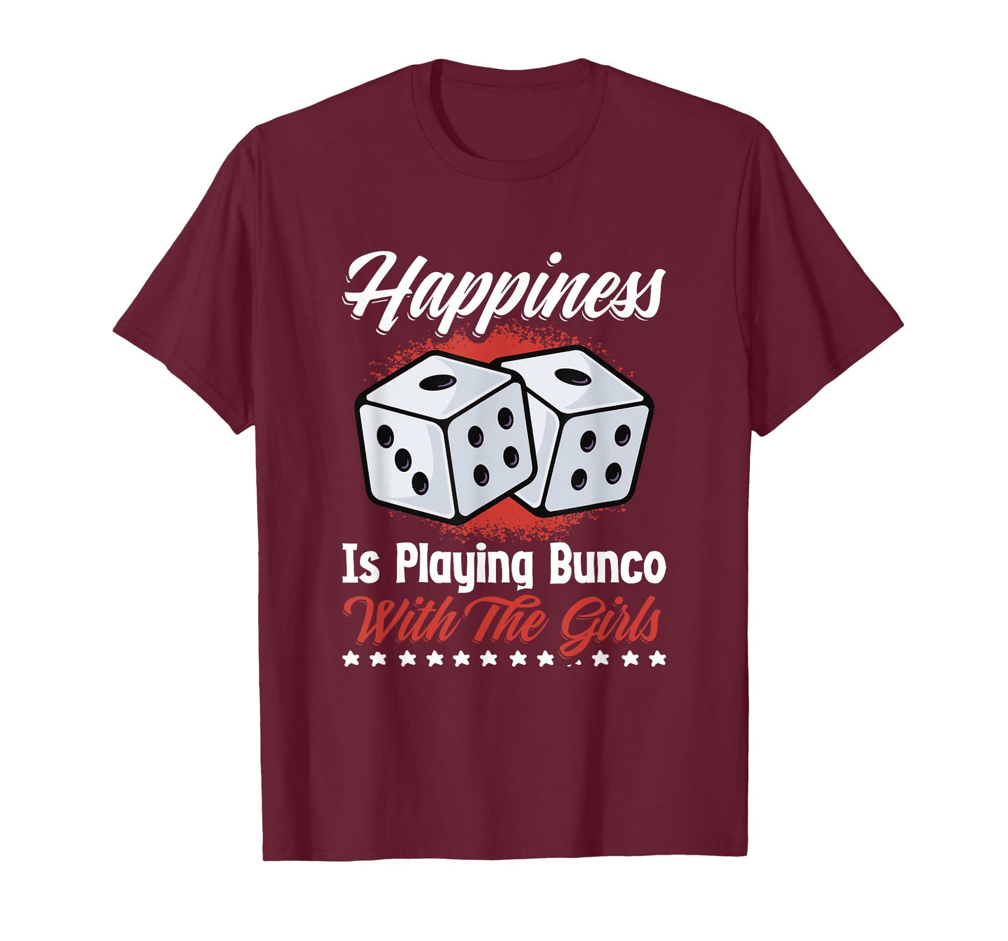 Playing Bunco With Girls Game Night Funny Bunco Player T-Shirt