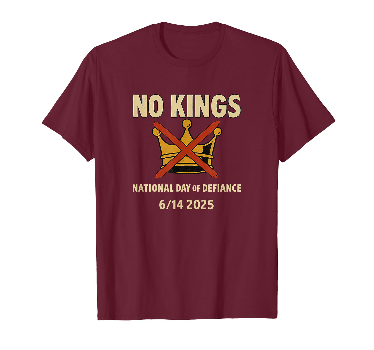 No Kings National Day of Defiance 6/14/2025 T-Shirt