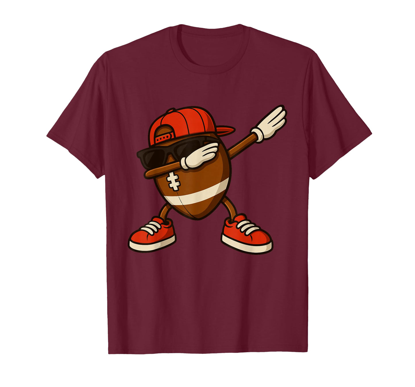 Funny Dabbing Football for Boys Dab with Cap T-Shirt