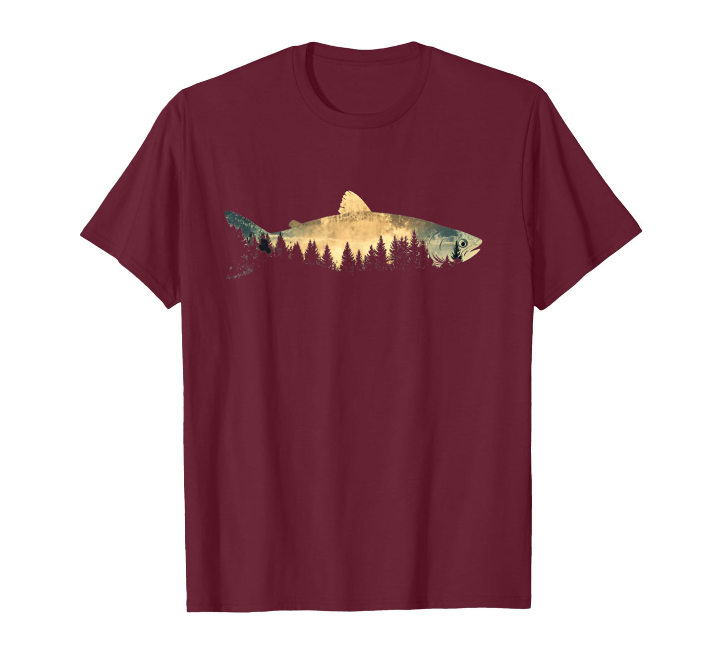 Fishing Outdoor Forest Nature Men Women Wildlife Fisherman T-Shirt
