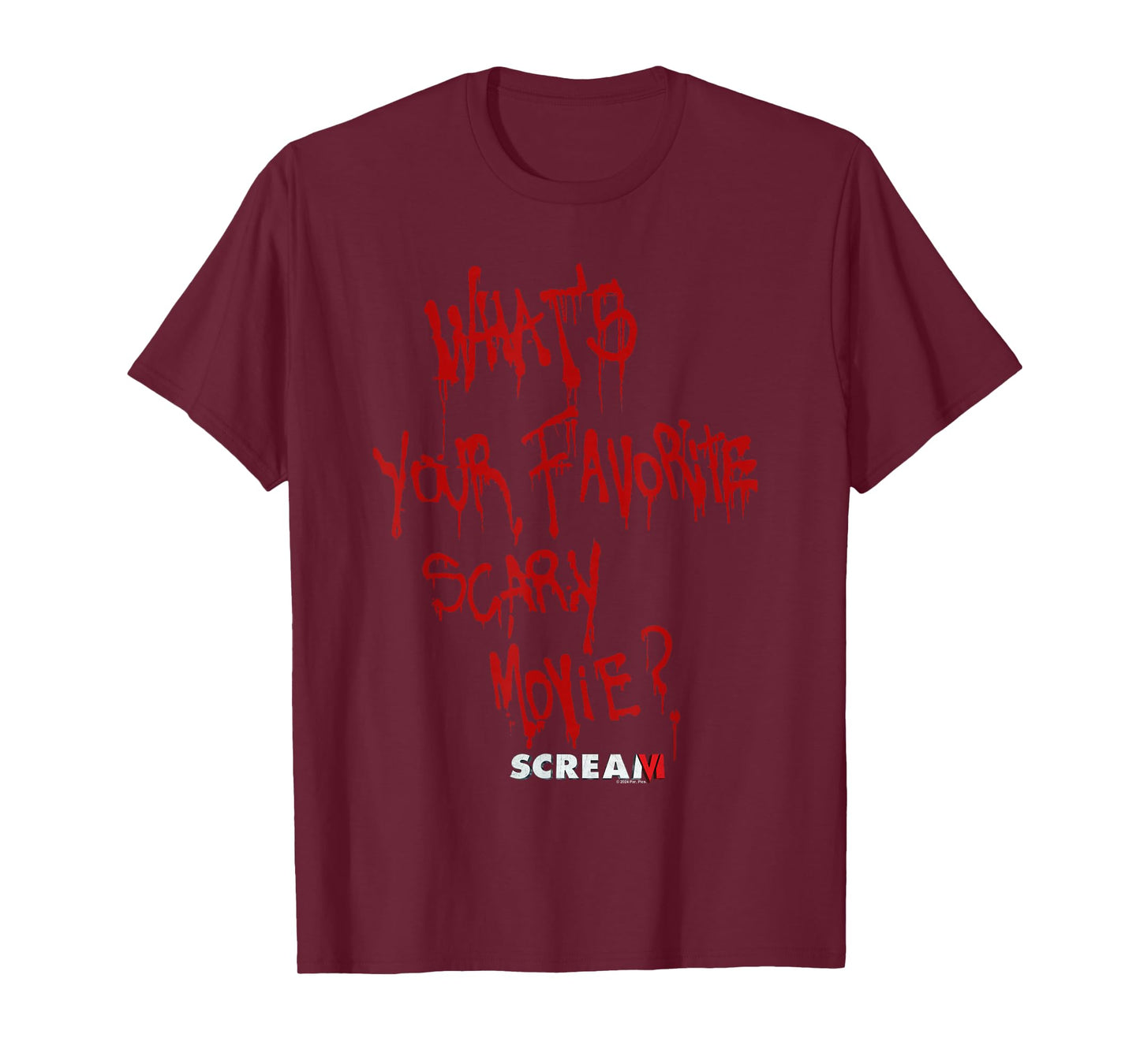 Scream 6 Favorite Scary Movie T-Shirt