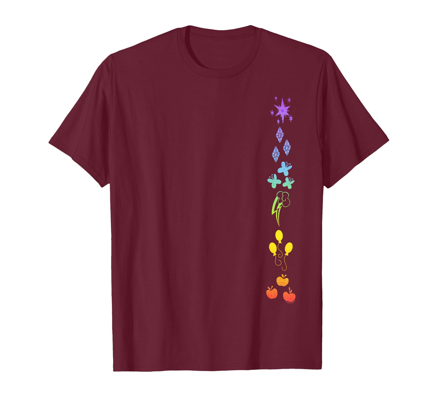 My Little Pony: Friendship Is Magic Rainbow Ponies Aligned T-Shirt