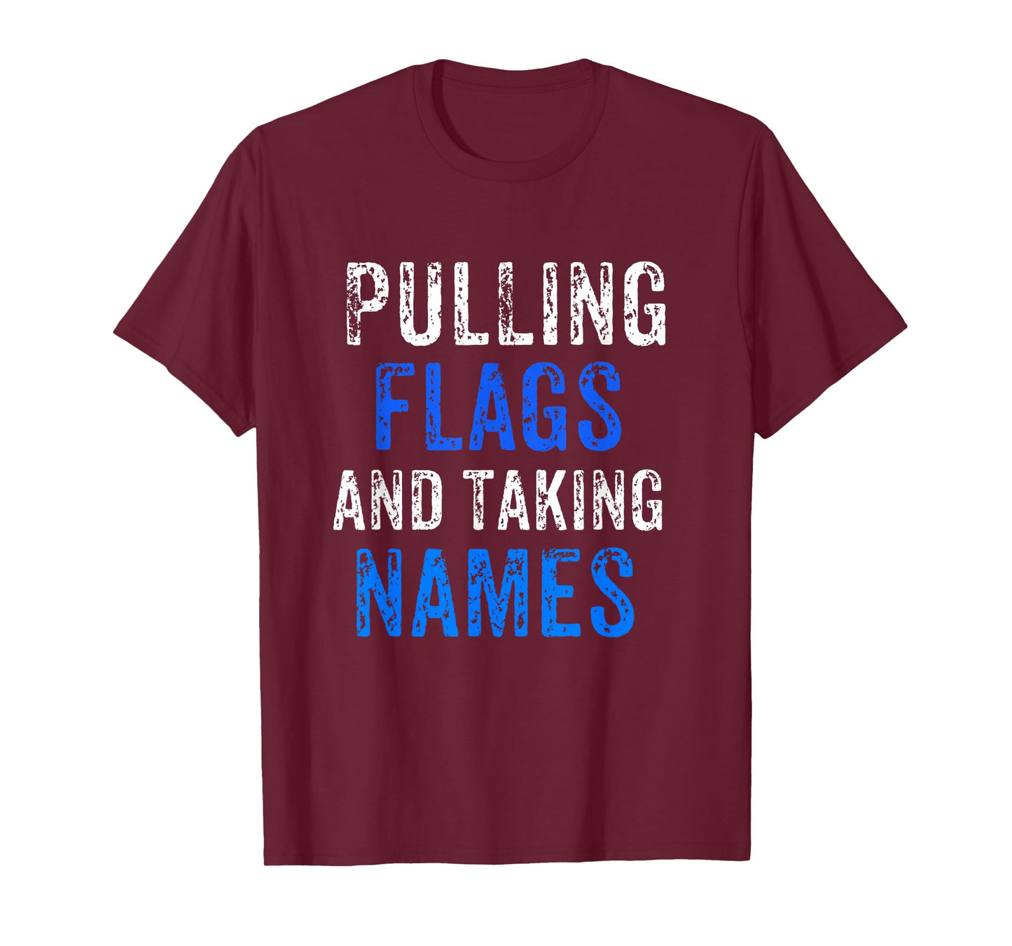 Flag Football T-Shirt For Guys Or Girls Who Love Football T-Shirt