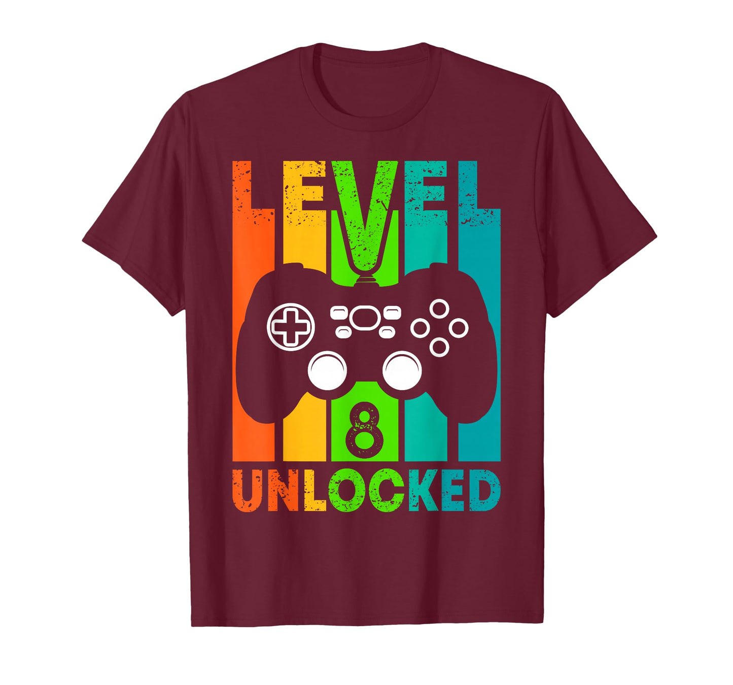 8th Birthday Gamer Boy or Gamer Girl - Level 8 Unlocked T-Shirt