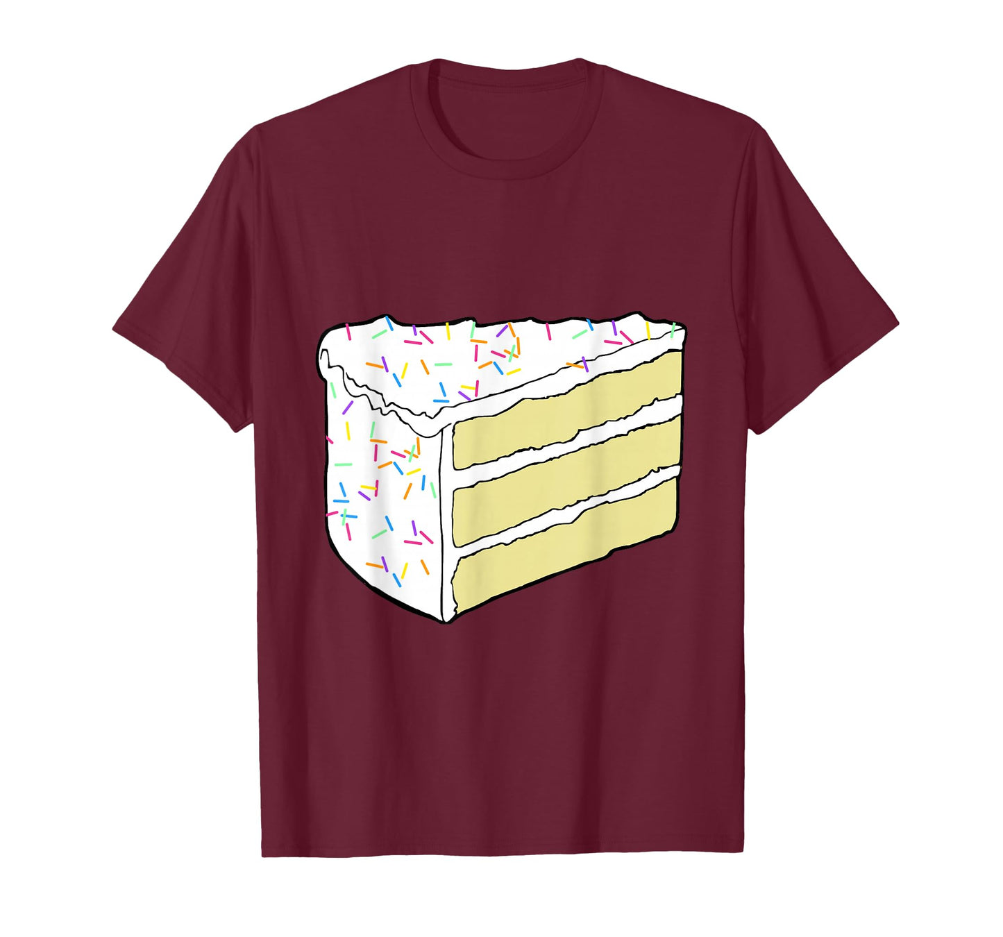 White Vanilla Cake Halloween Costume Food Dress Up Cosplay T-Shirt