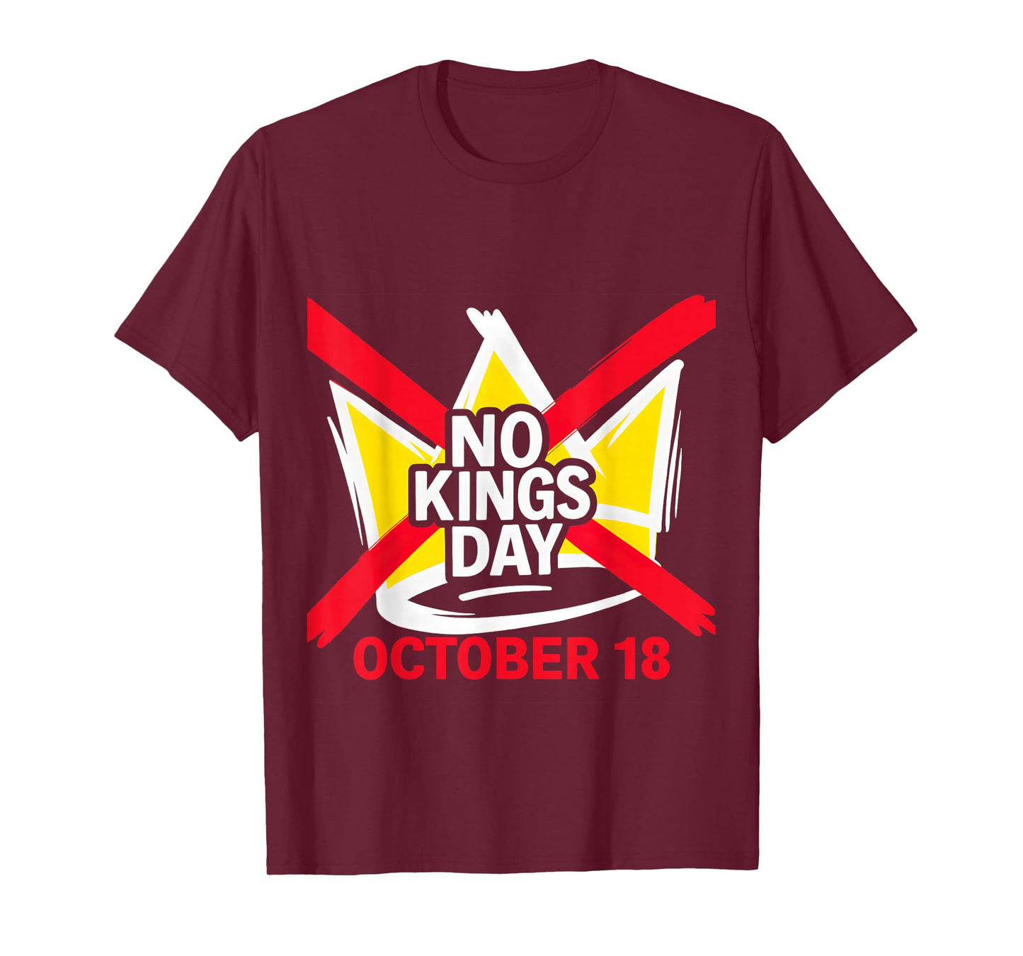 No Kings Day Patriotic No Kings 2025 T-Shirt