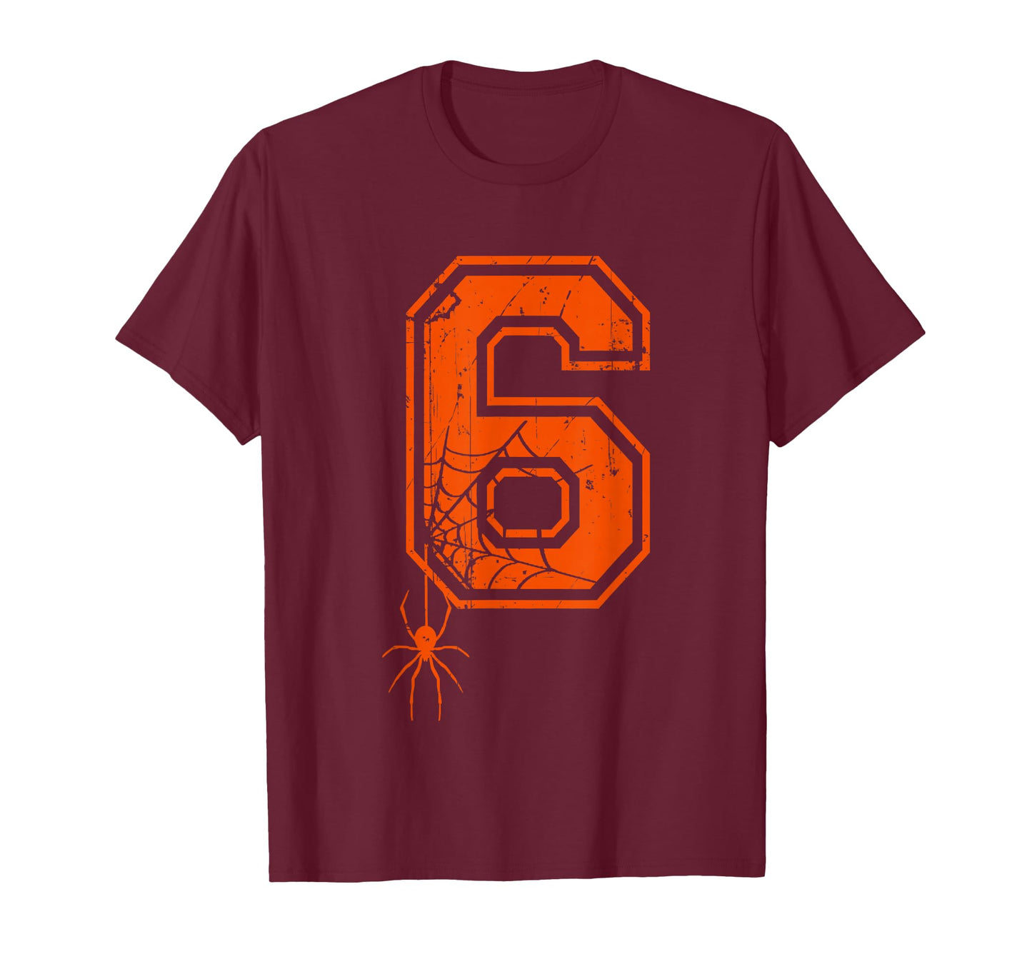 Number 6 67 Meme Halloween Spider Costume Matching Group T-Shirt