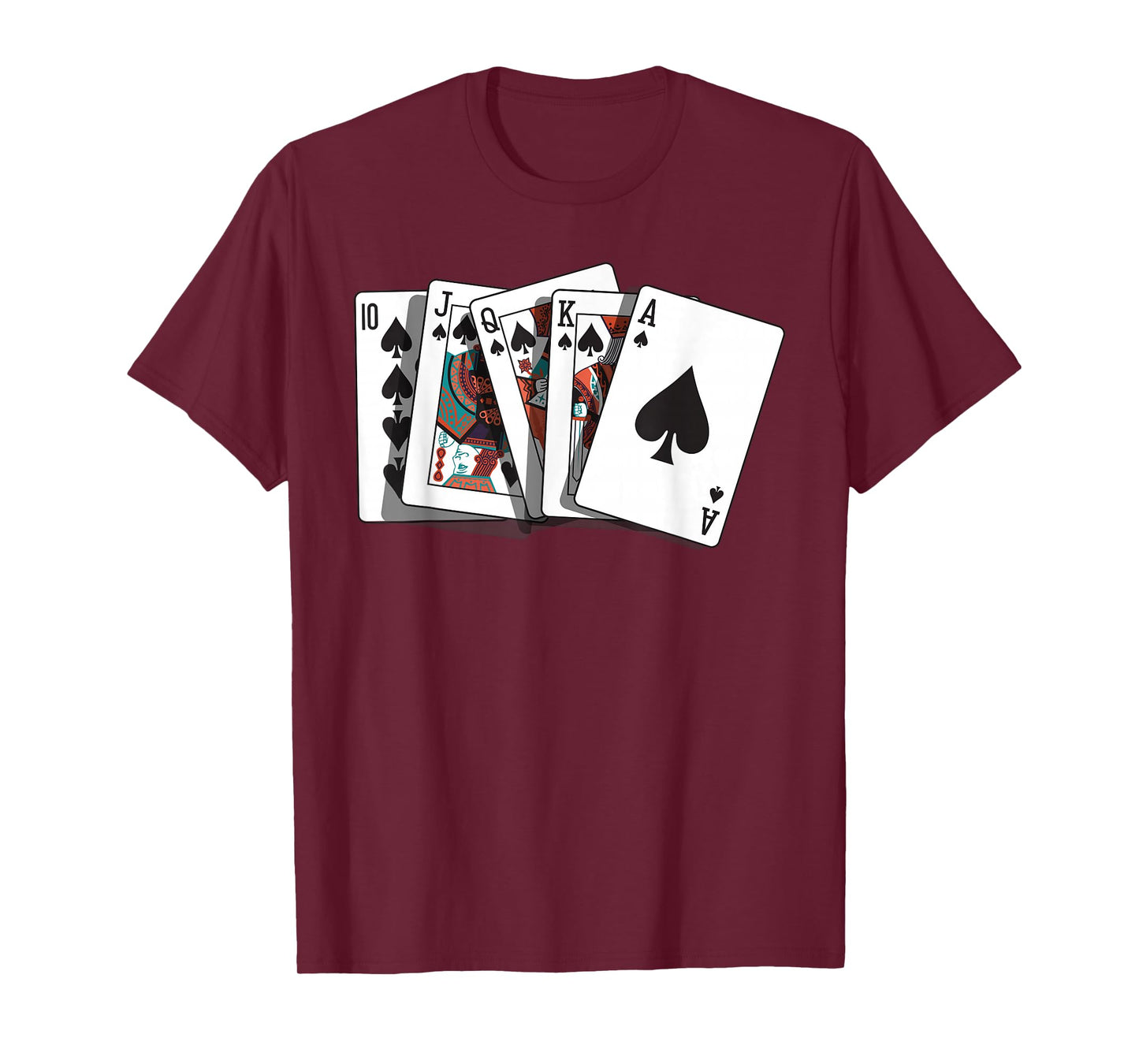 Poker Texas Hold'Em - Gambling Casino Royal Flush Poker T-Shirt