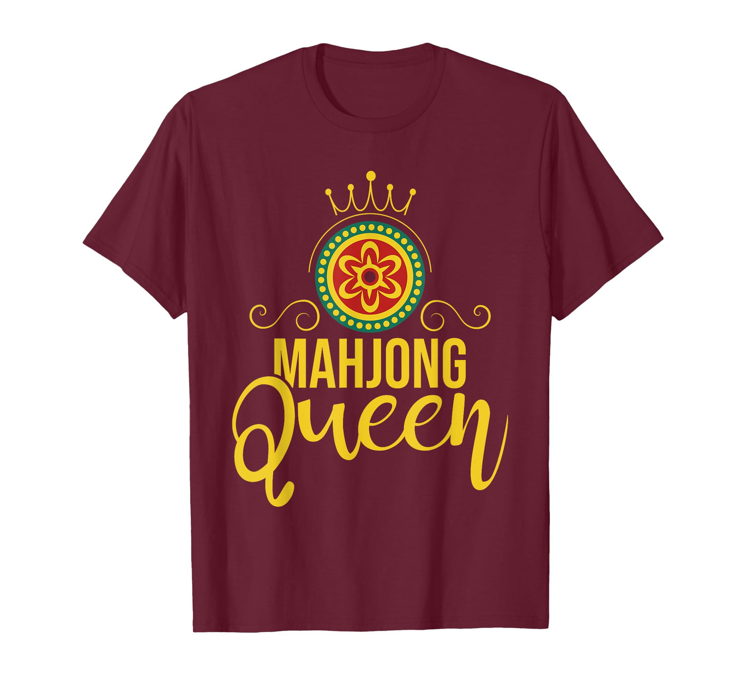 Mahjong Queen - Casino Player Chinese Game Gambling T-Shirt