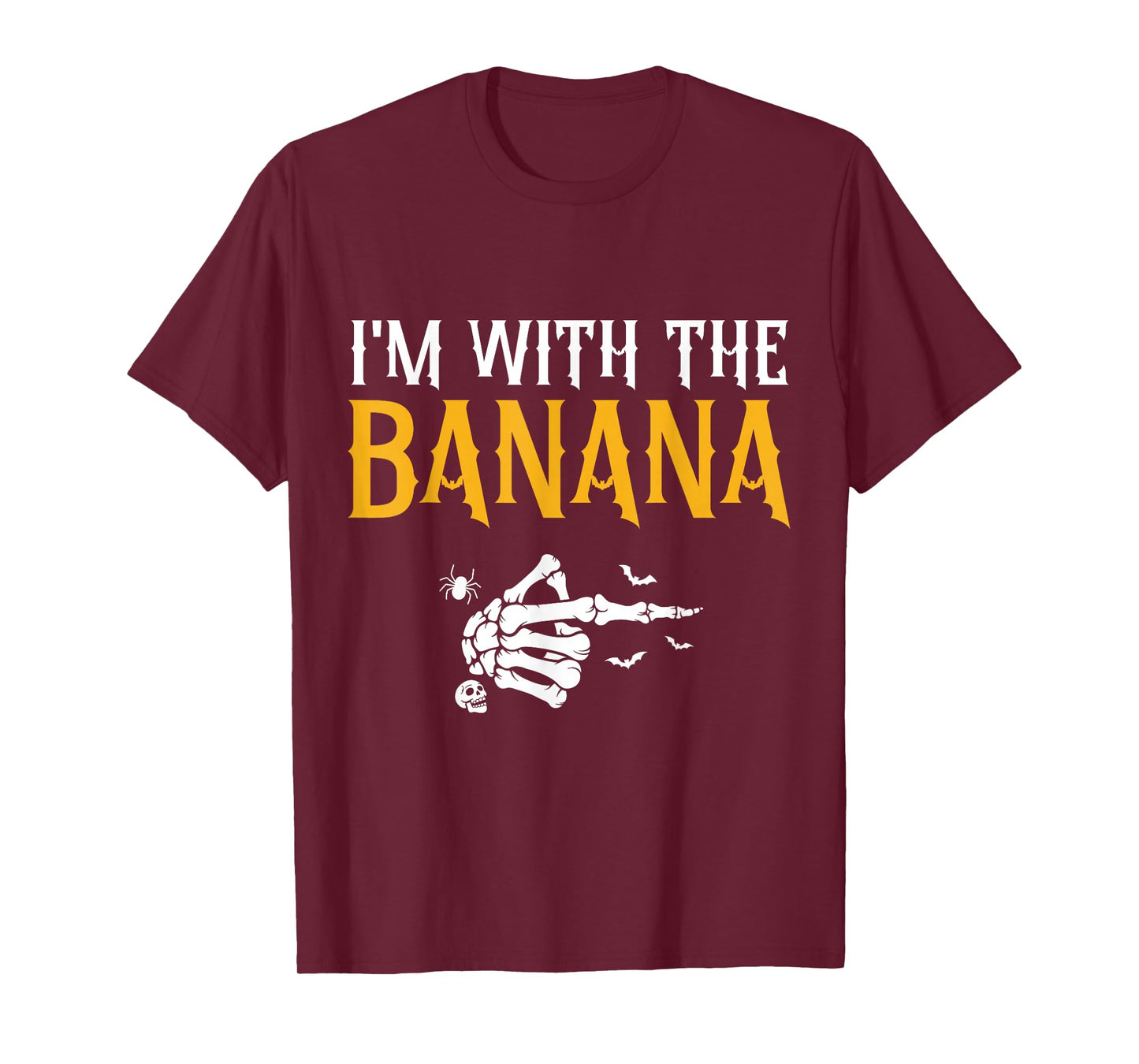 I'm with The Banana Halloween Costume Matching Couple T-Shirt