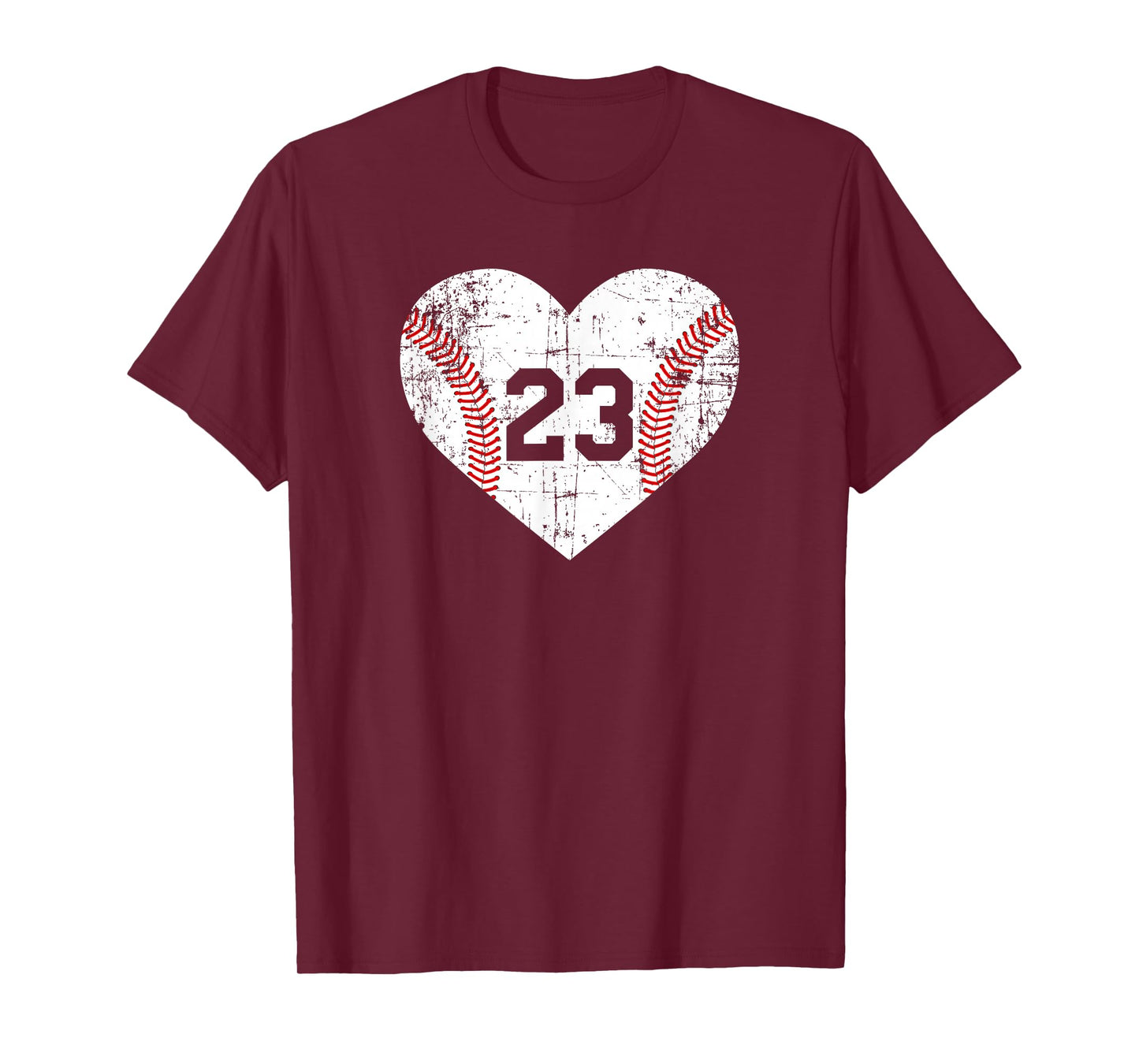 Vintage Baseball 23 Jersey Number T-Shirt