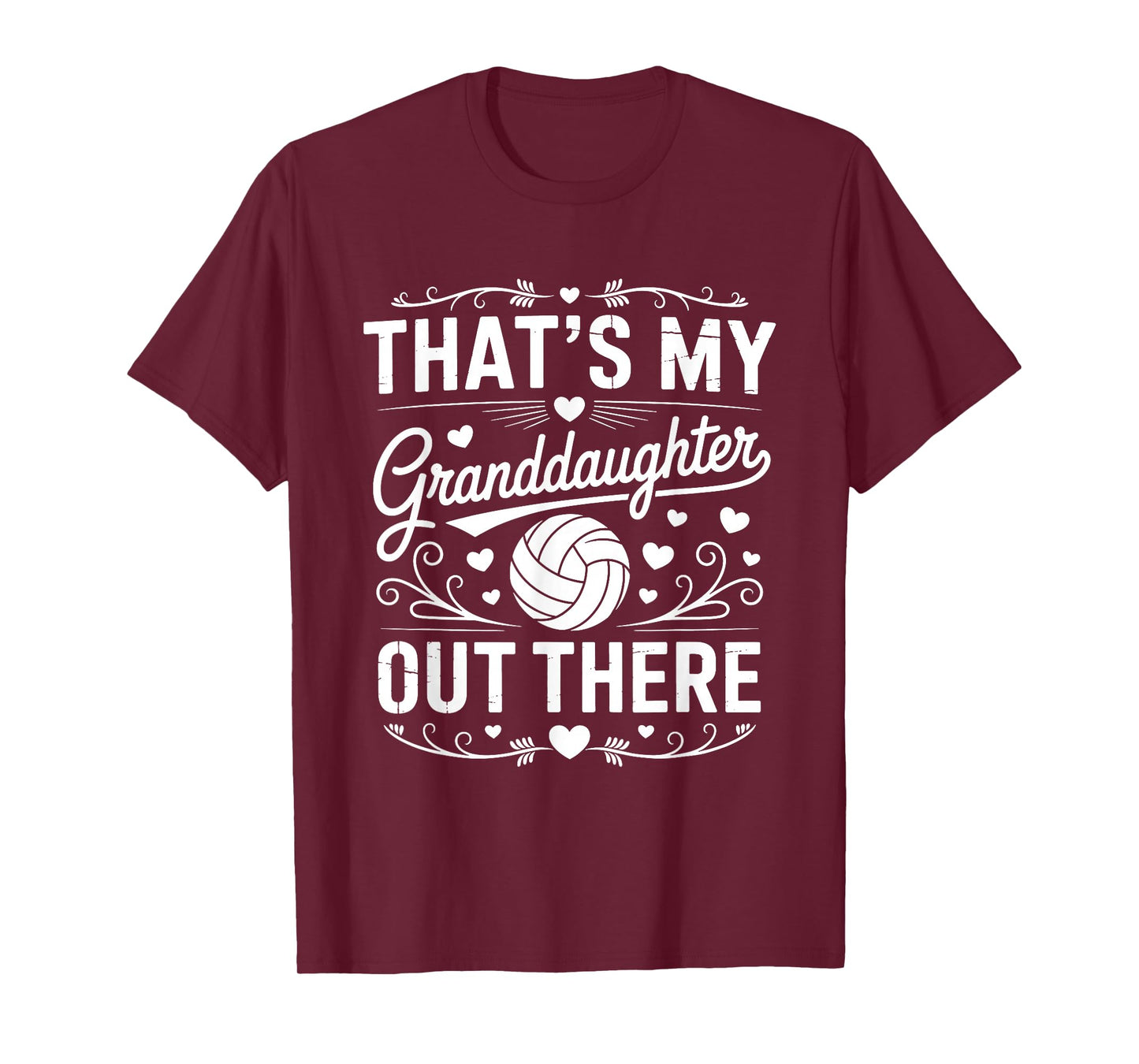 That's My Granddaughter Out There Volleyball for Grandma T-Shirt
