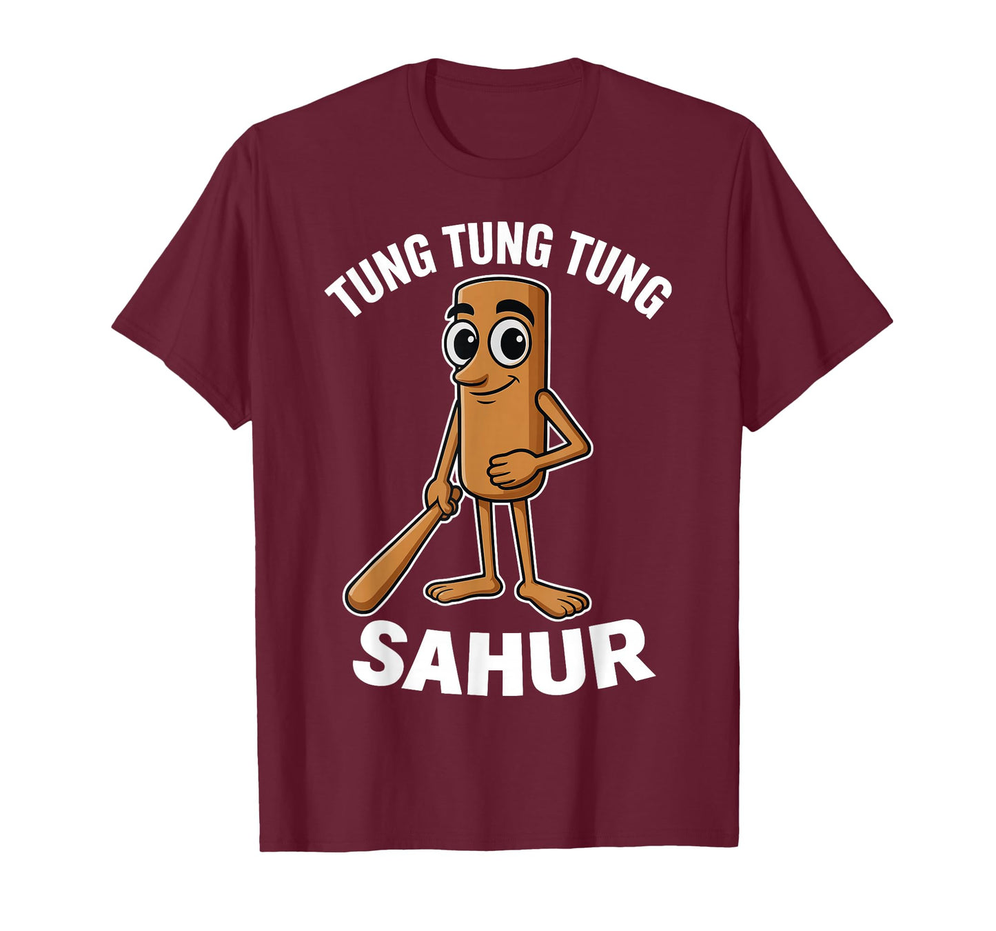 Kids Meme Italian Brainrot Tung Tung Tung Sahur T-Shirt