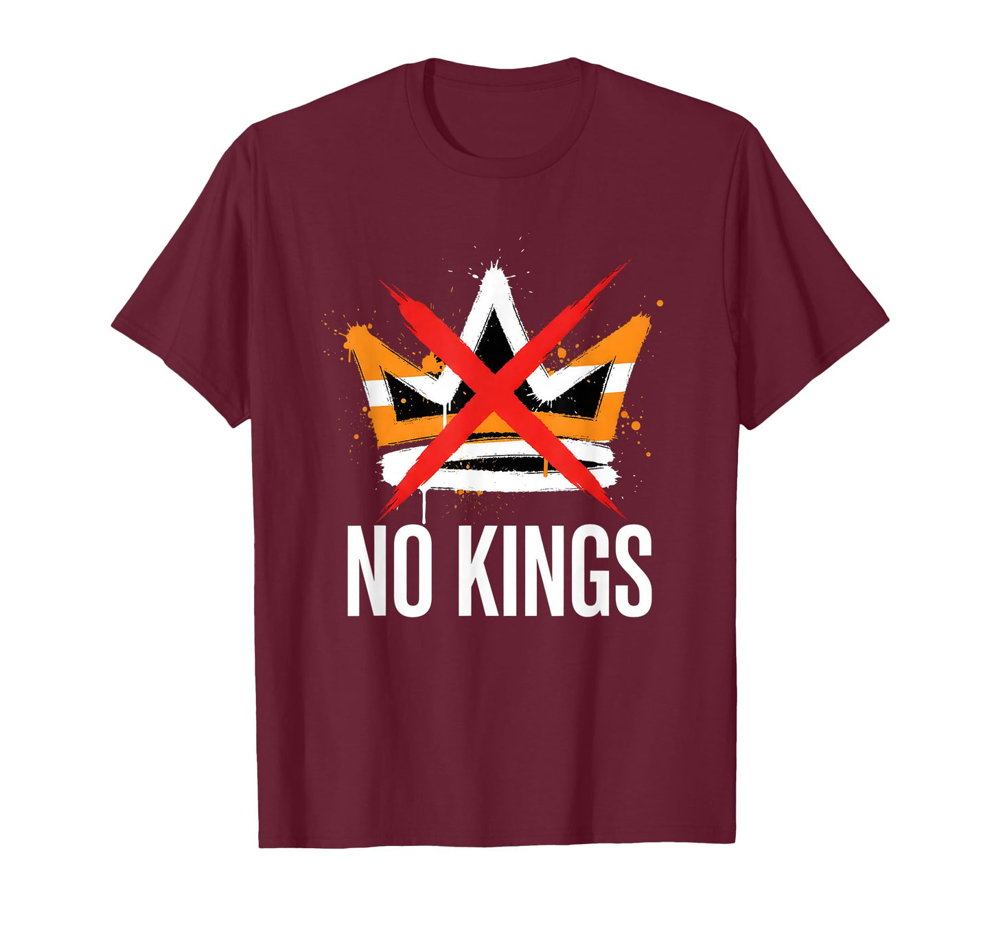 No Kings Protest Democracy No Kings in America Patriotic T-Shirt