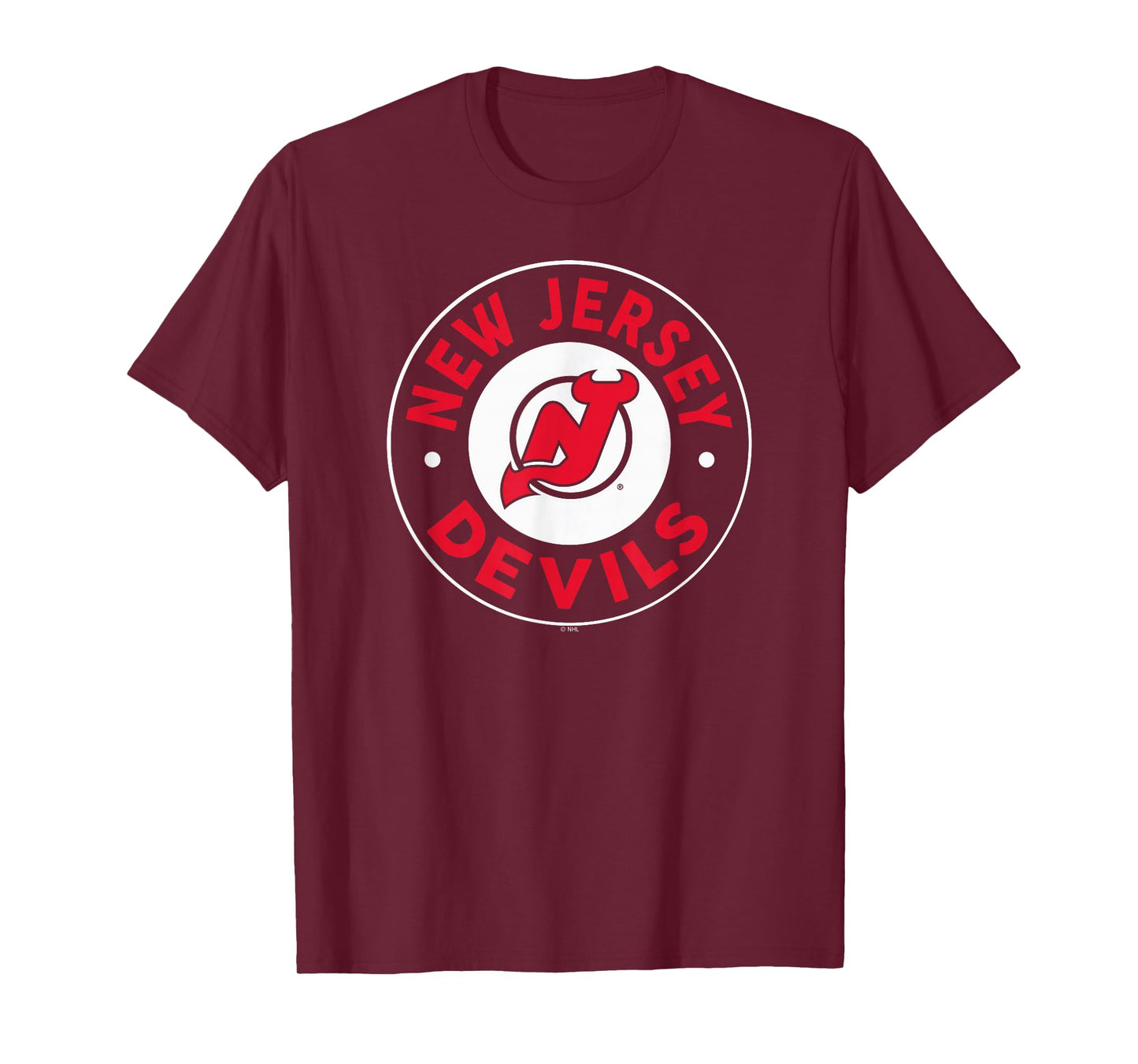 New Jersey Devils Symbol Black Officially Licensed T-Shirt