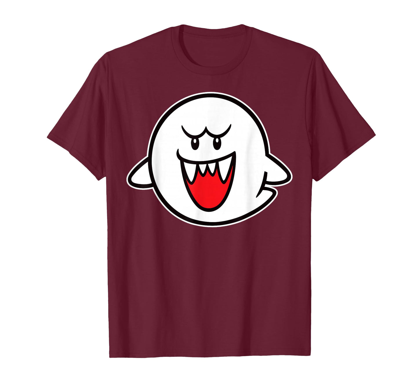 Nintendo Super Mario Boo Character Portrait Graphic T-Shirt T-Shirt