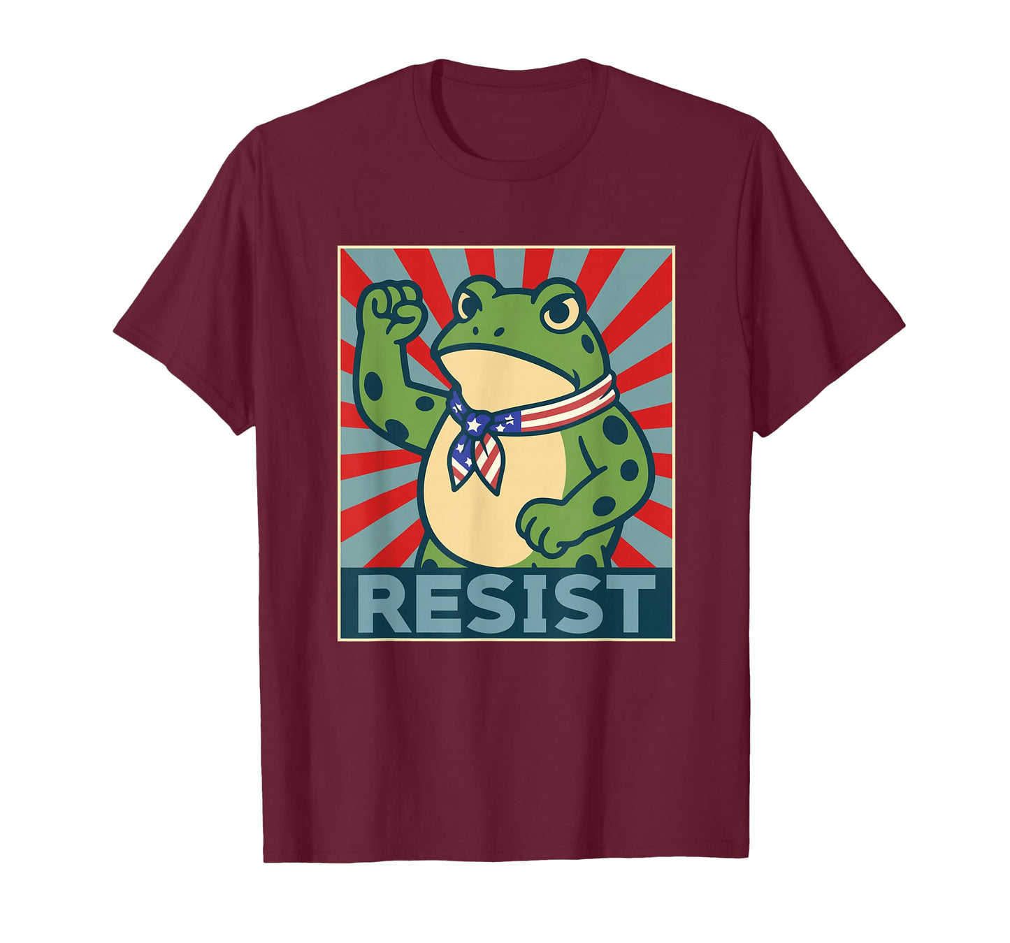 Portland Frog Protest Retro Vintage T-Shirt