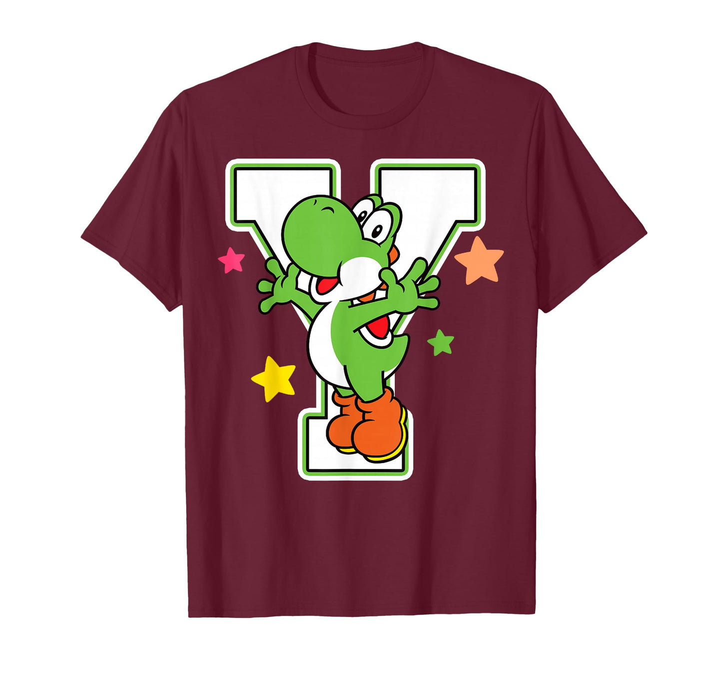 Super Mario Yoshi Stars Poster Graphic T-Shirt T-Shirt