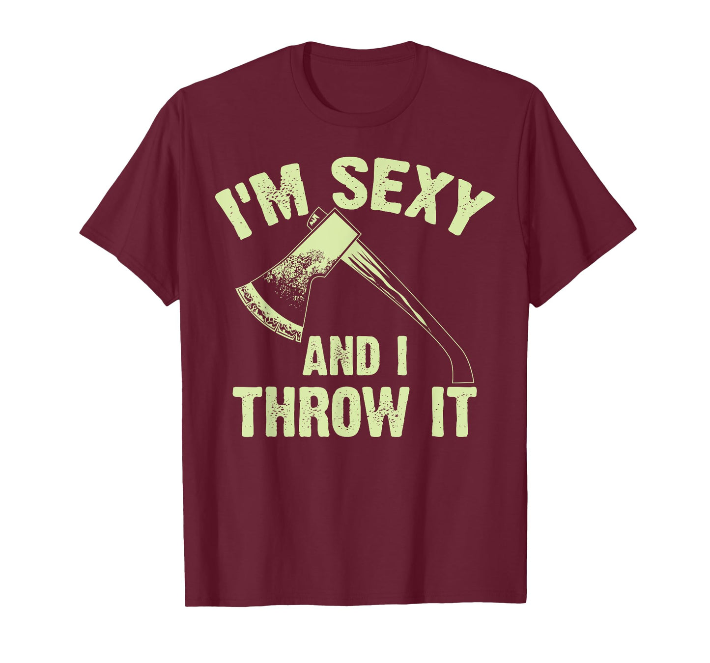 Funny Axe Throwing Art For Men Women Ax Thrower Axe Throwing T-Shirt