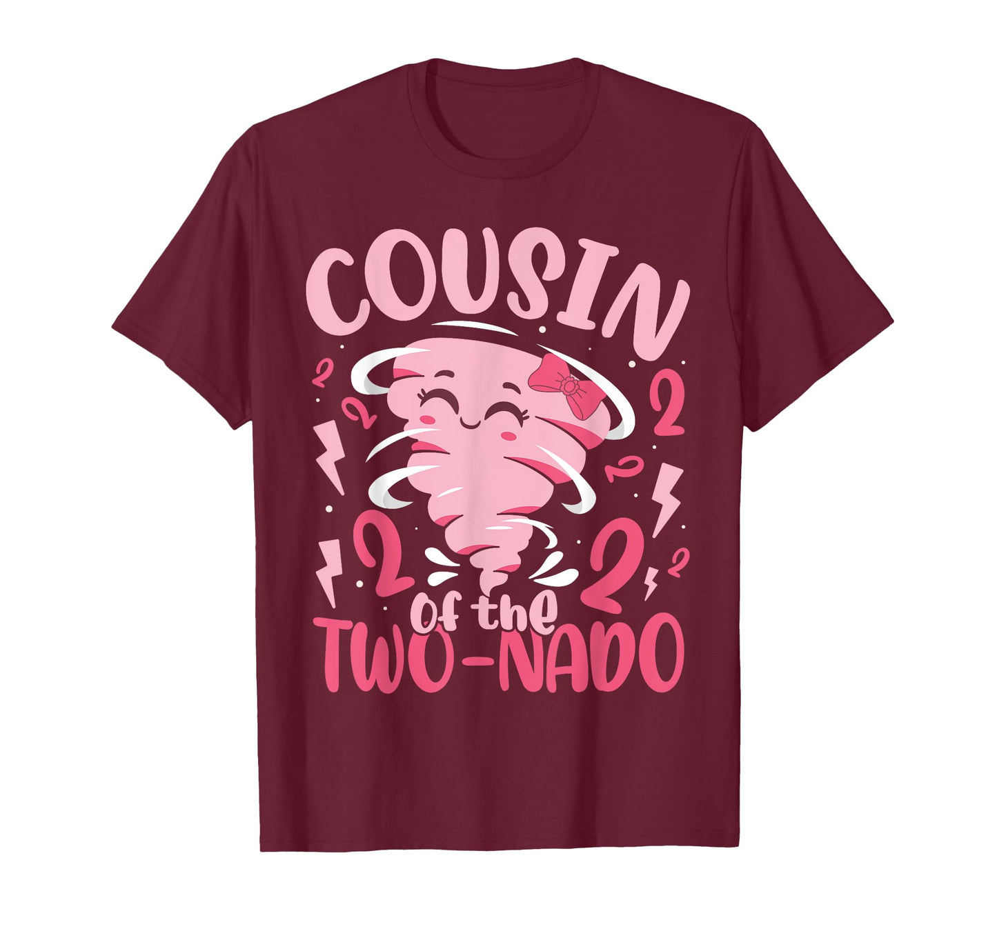 Cousin of the Two-nado Tornado Theme 2nd Birthday Party Kids T-Shirt