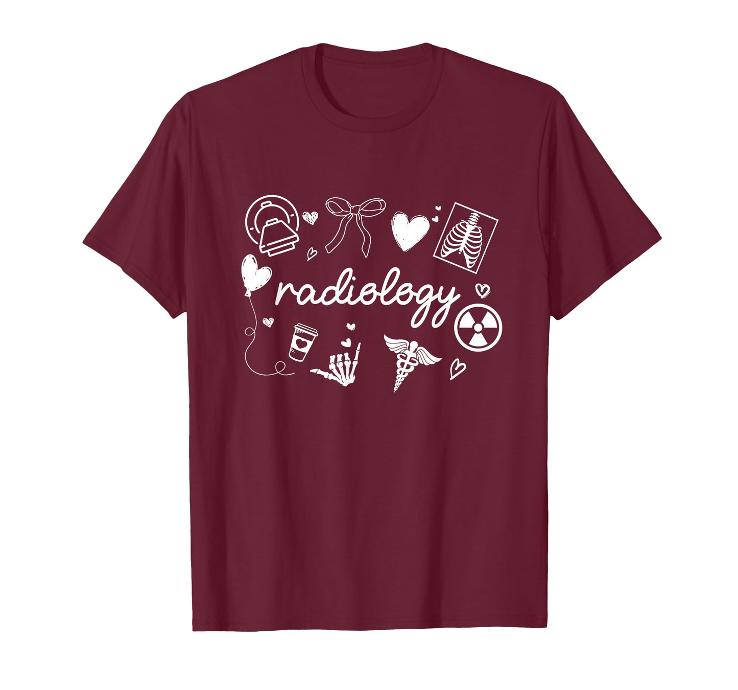 Radiology Coquette Bow X-ray Radiologic Technologist T-Shirt