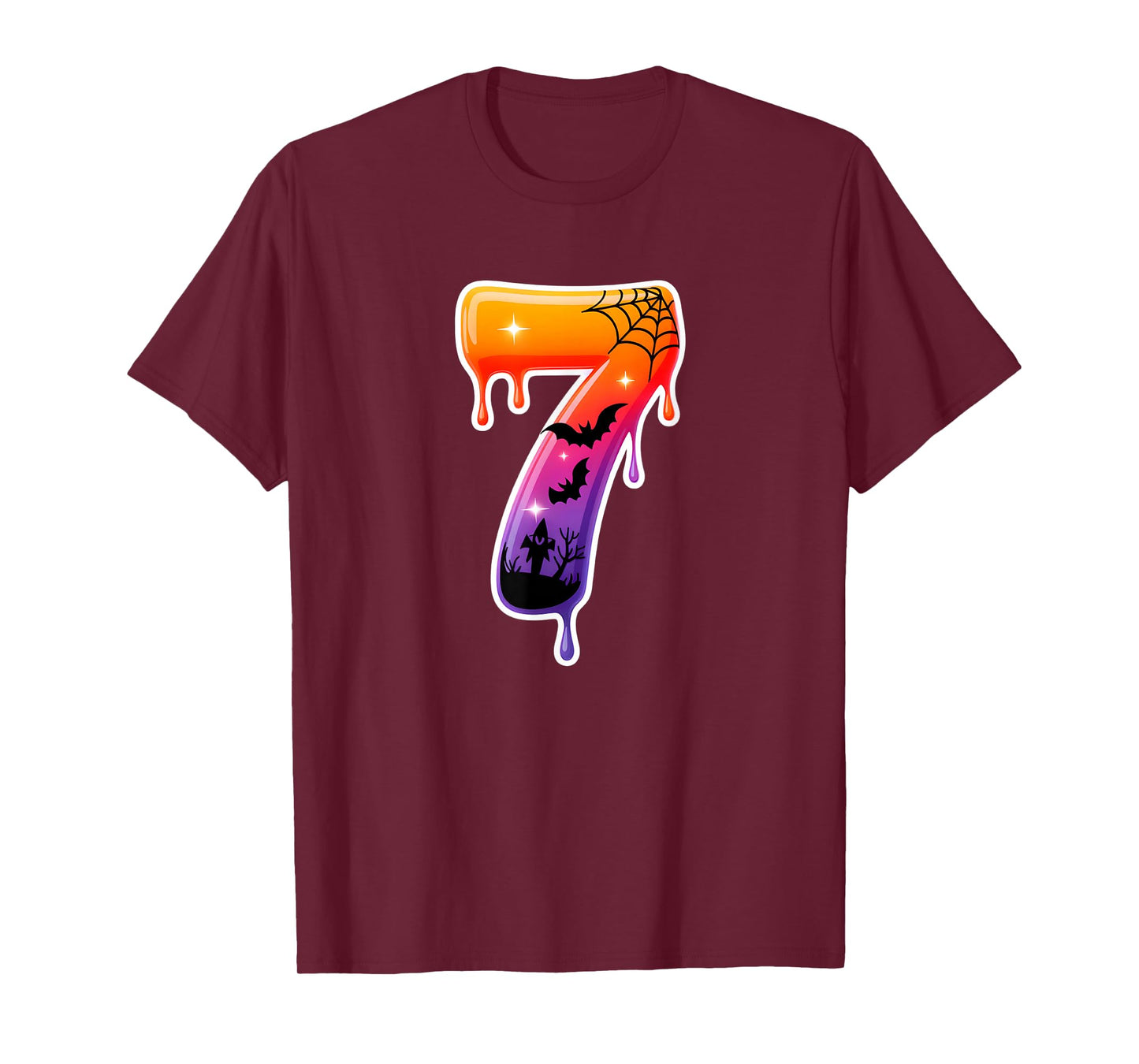 Six Seven 67 6 7 Meme Design Funny Ice Cream Drip Costume T-Shirt