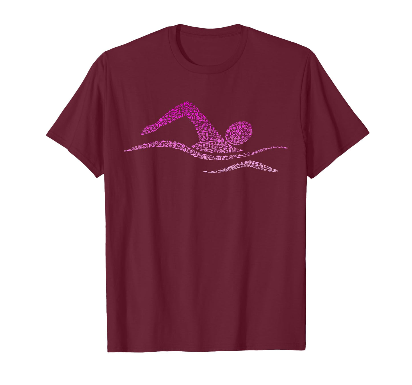 Silhouette Icon Swimmer Shirt | Girls Swimming T-Shirt