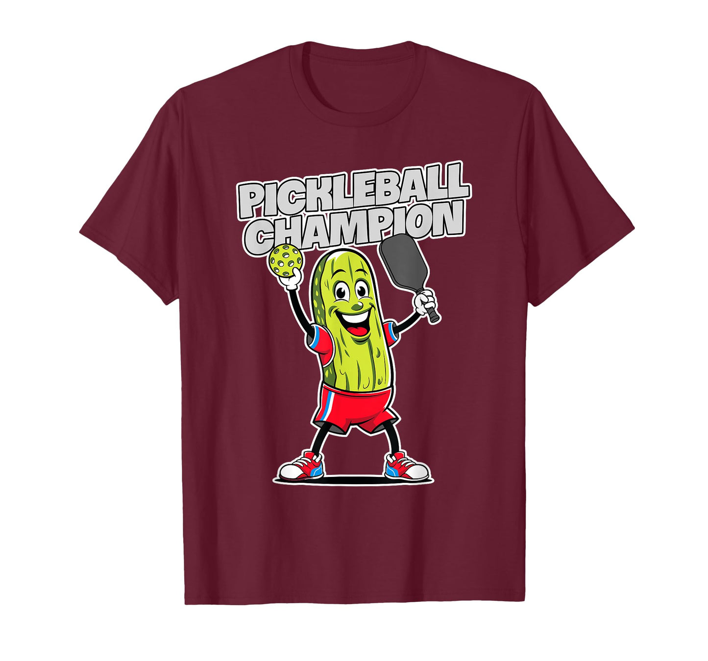 Pickleball Champion Funny Sport Racket Tournament Pickleball T-Shirt