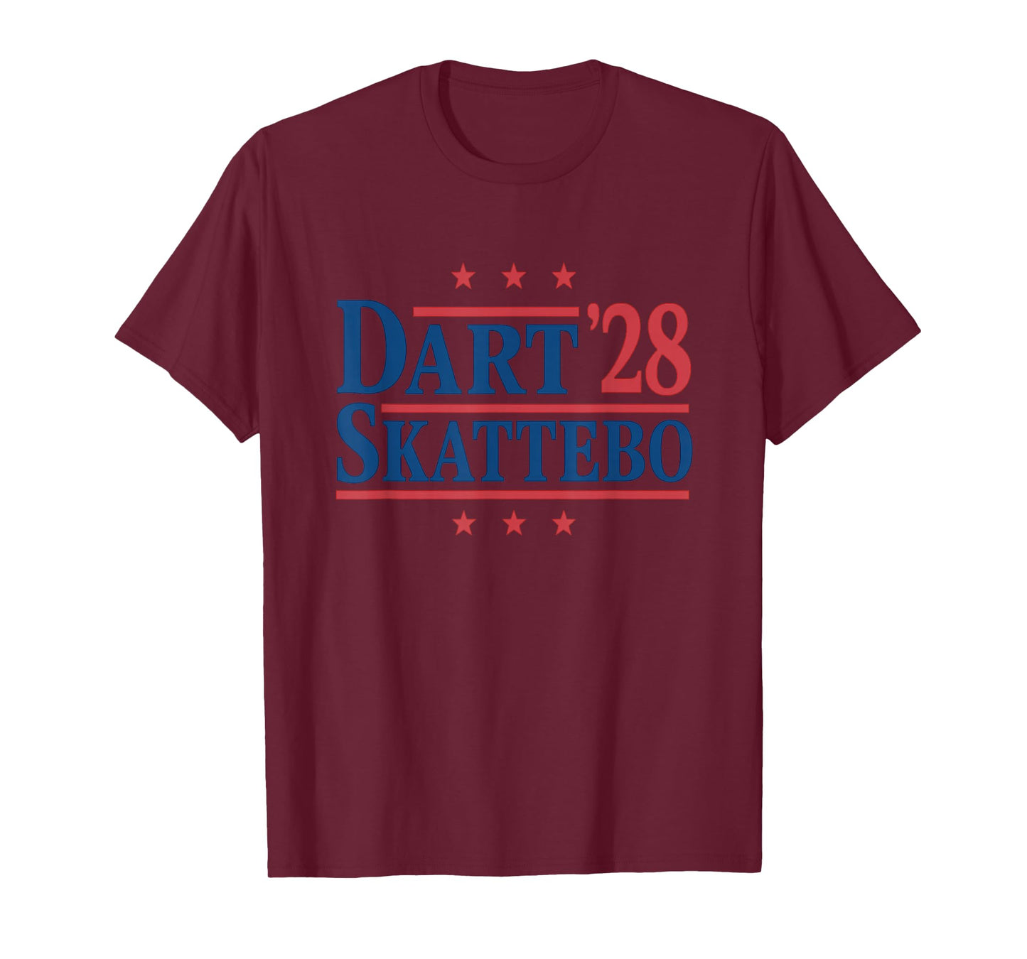 Dart Skattebo Satire 2028 Election Joke for New York Lovers T-Shirt
