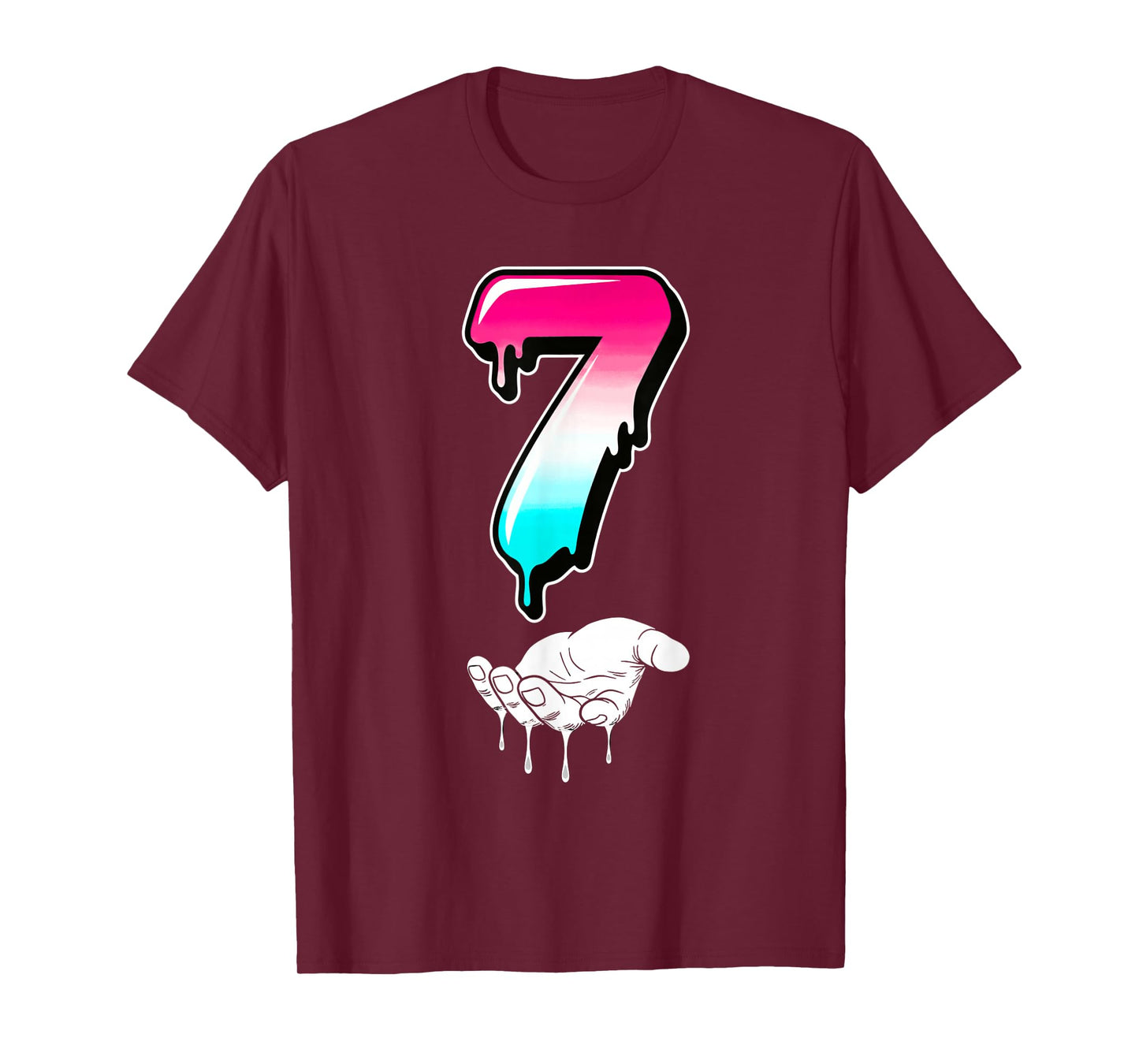 Cool Six Seven 6 7 Meme Gen Alpha Slang Costume Matching T-Shirt