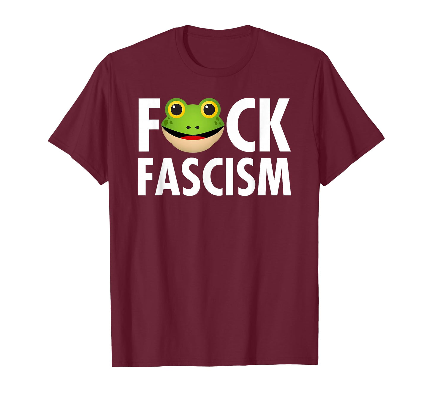 Fuck Fascism - Censored with Portland Frog T-Shirt