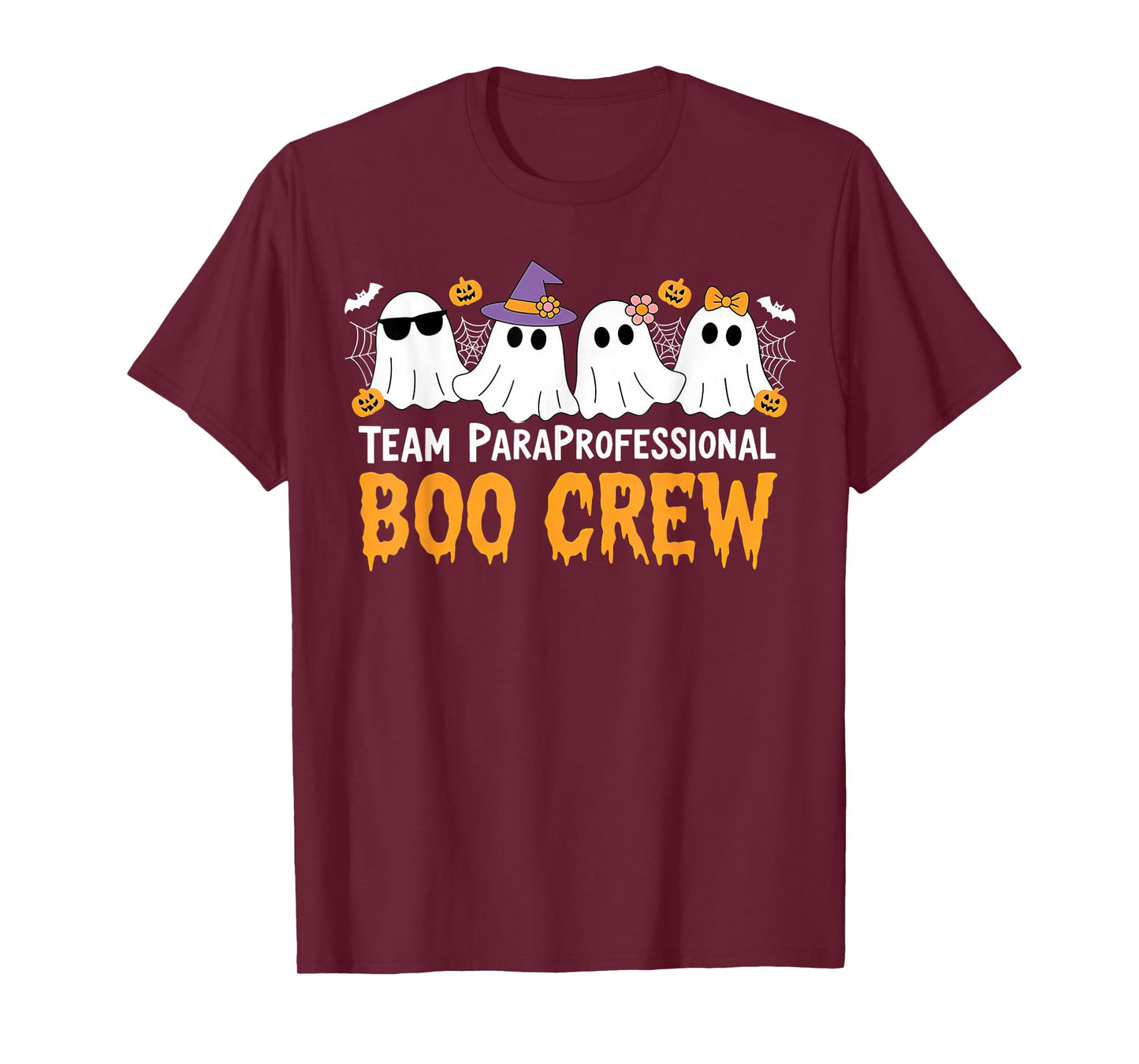 Halloween Team Paraprofessional Boo Crew para Costum T-Shirt