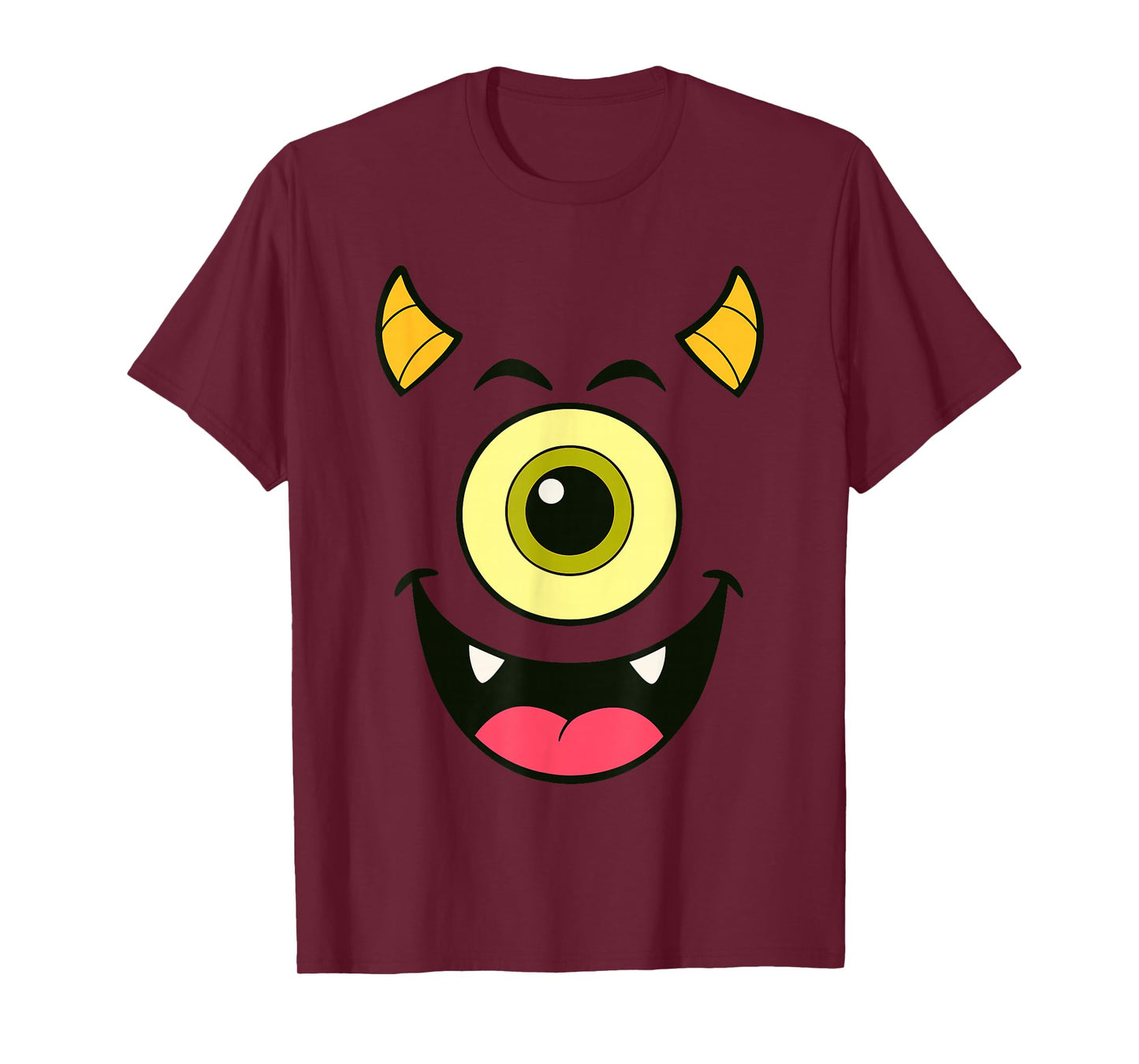 Monster Costume for Boys, Funny One Eyed Halloween Cartoon T-Shirt