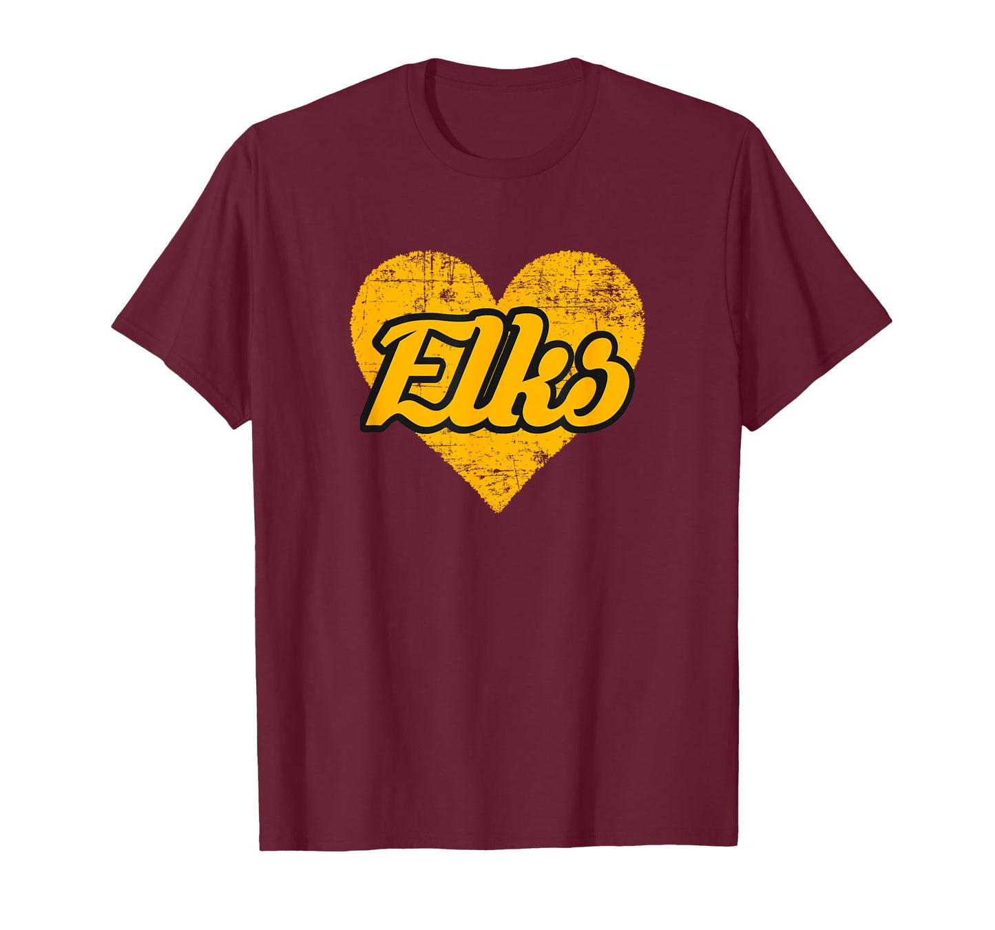 Centerville Elks Over Heart T-Shirt