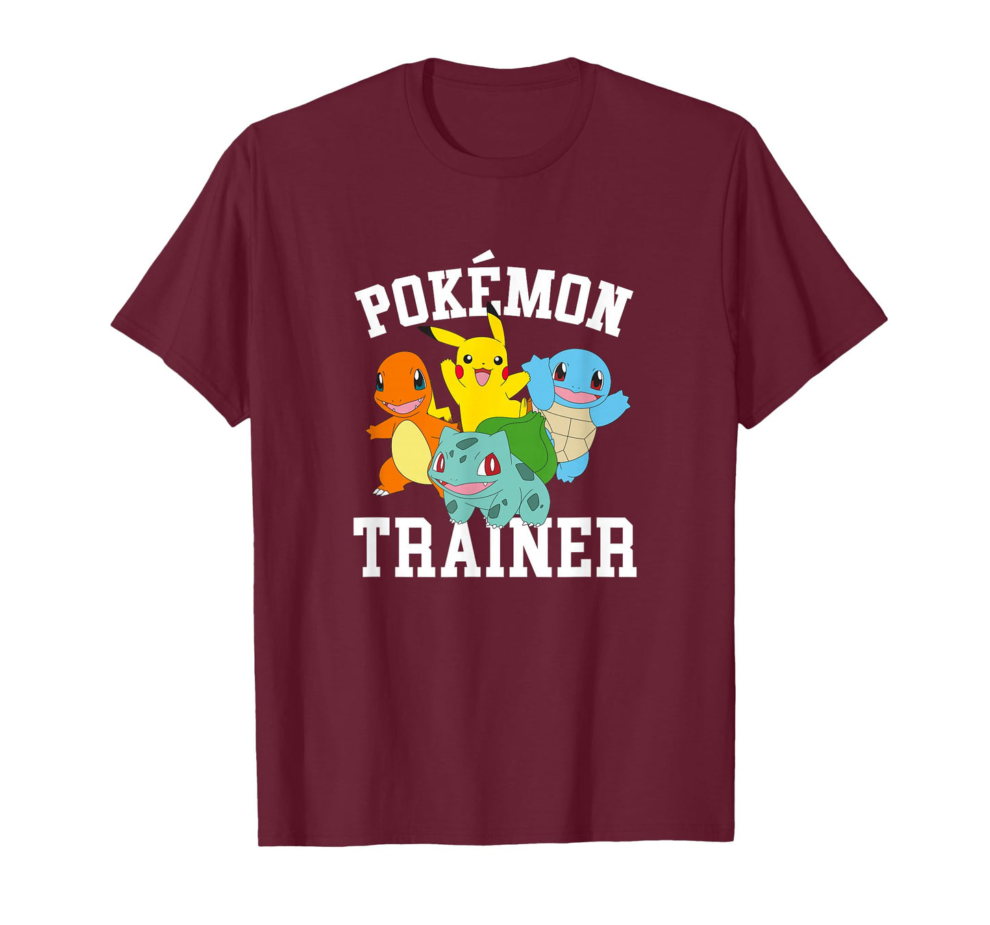 Pokémon Trainer Kanto Starters Vintage Portraits T-Shirt