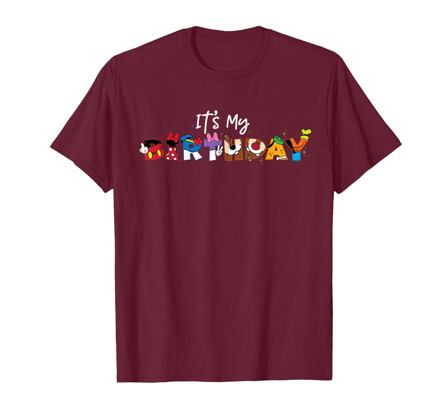 Disney Mickey Mouse and Friends "It's My Birthday" Party T-Shirt