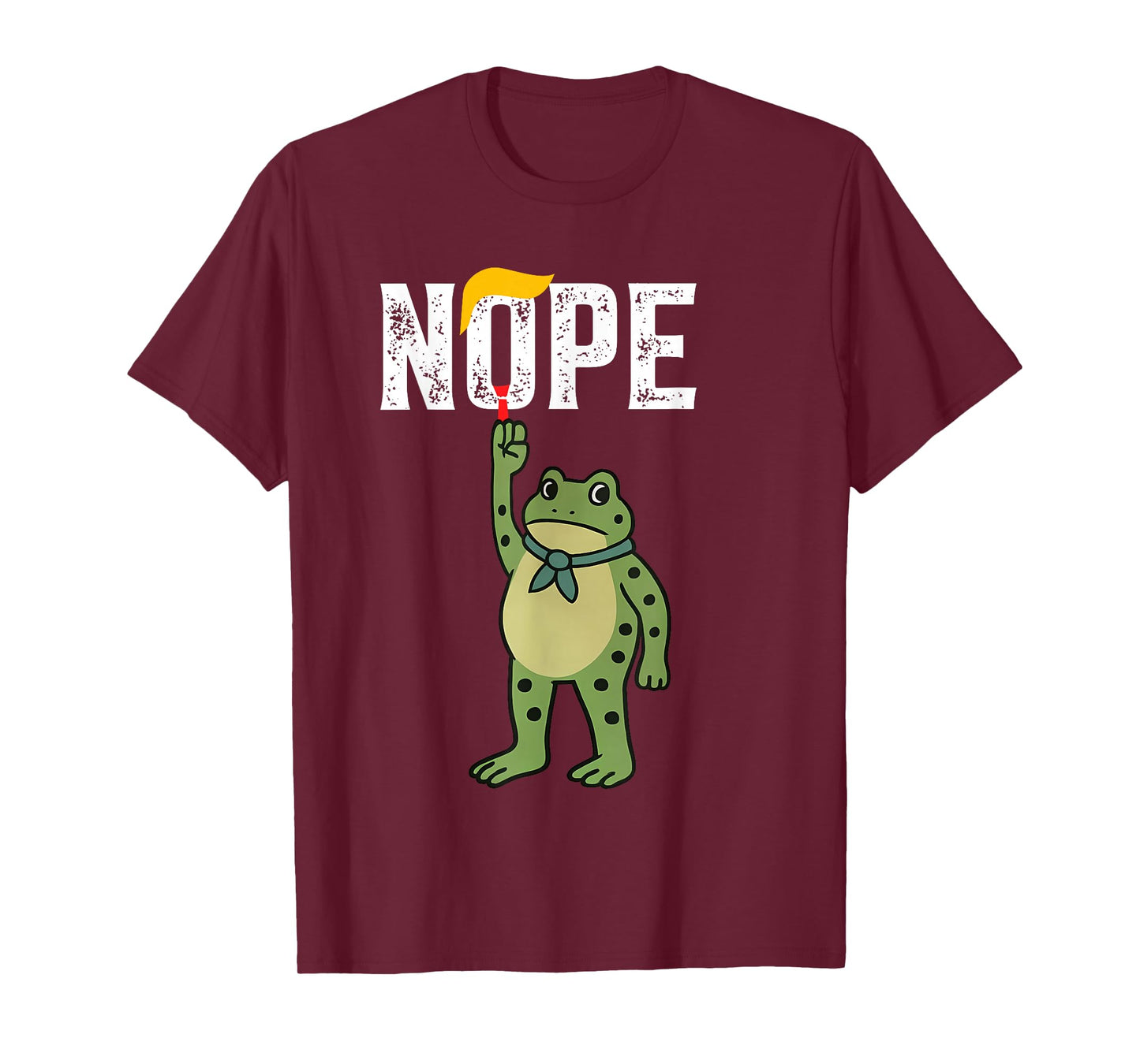 Nope Funny No Kings - Portland Frog Protest T-Shirt
