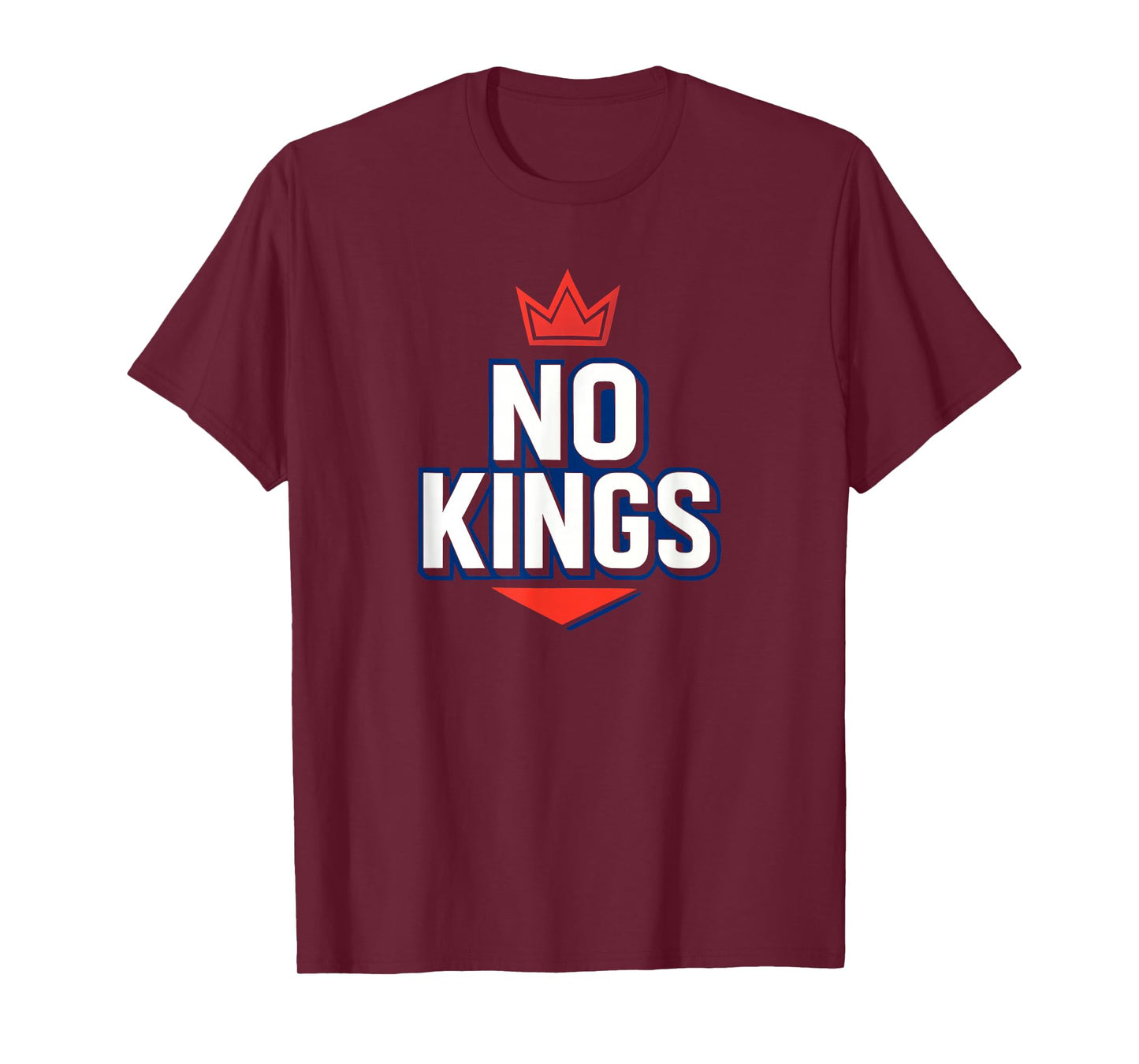 Minimalist Design Freedom Statement. No Kings in USA T-Shirt