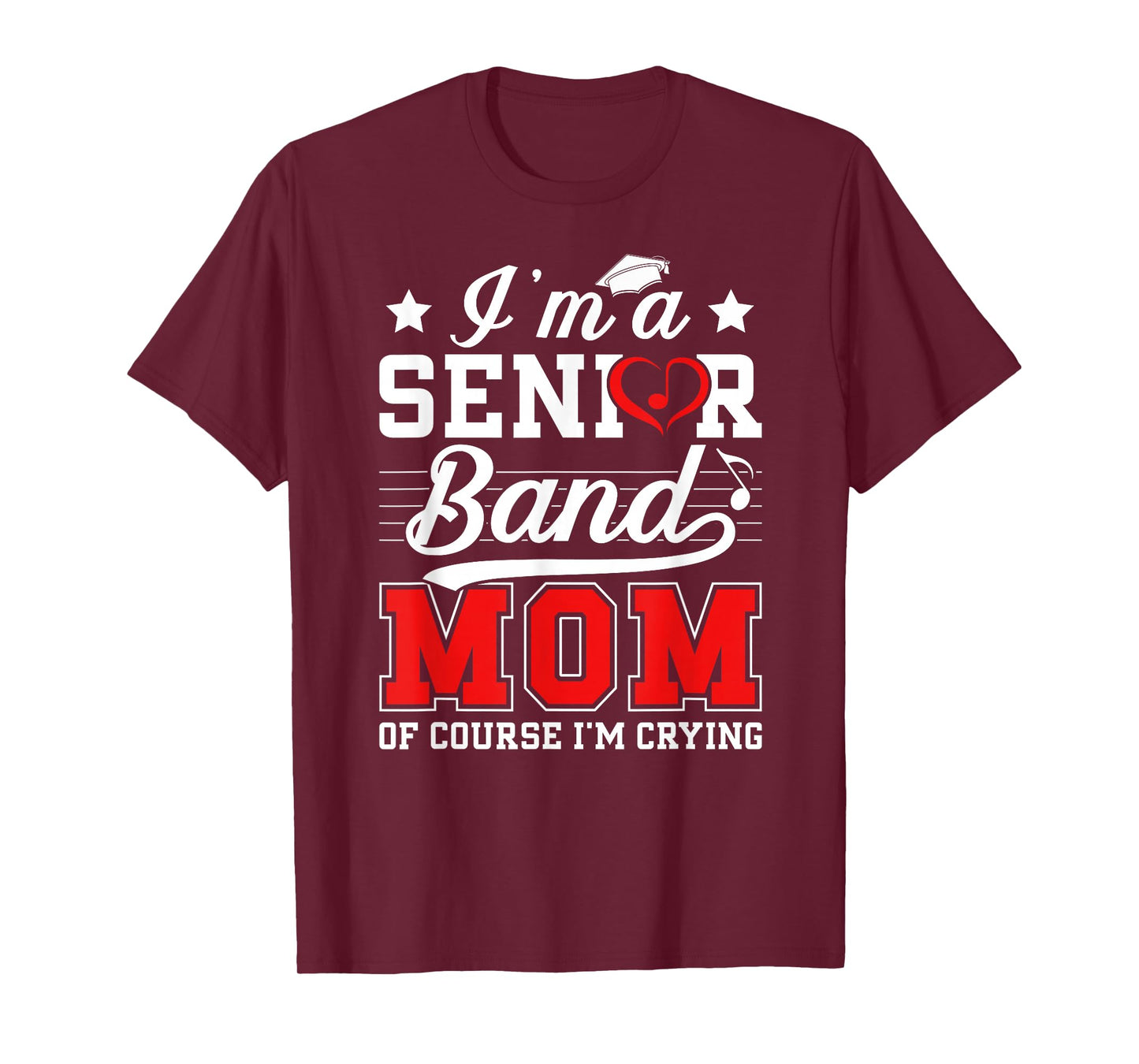 Funny Senior Band Mom 2026 Senior Marching Band Mom 2026 T-Shirt