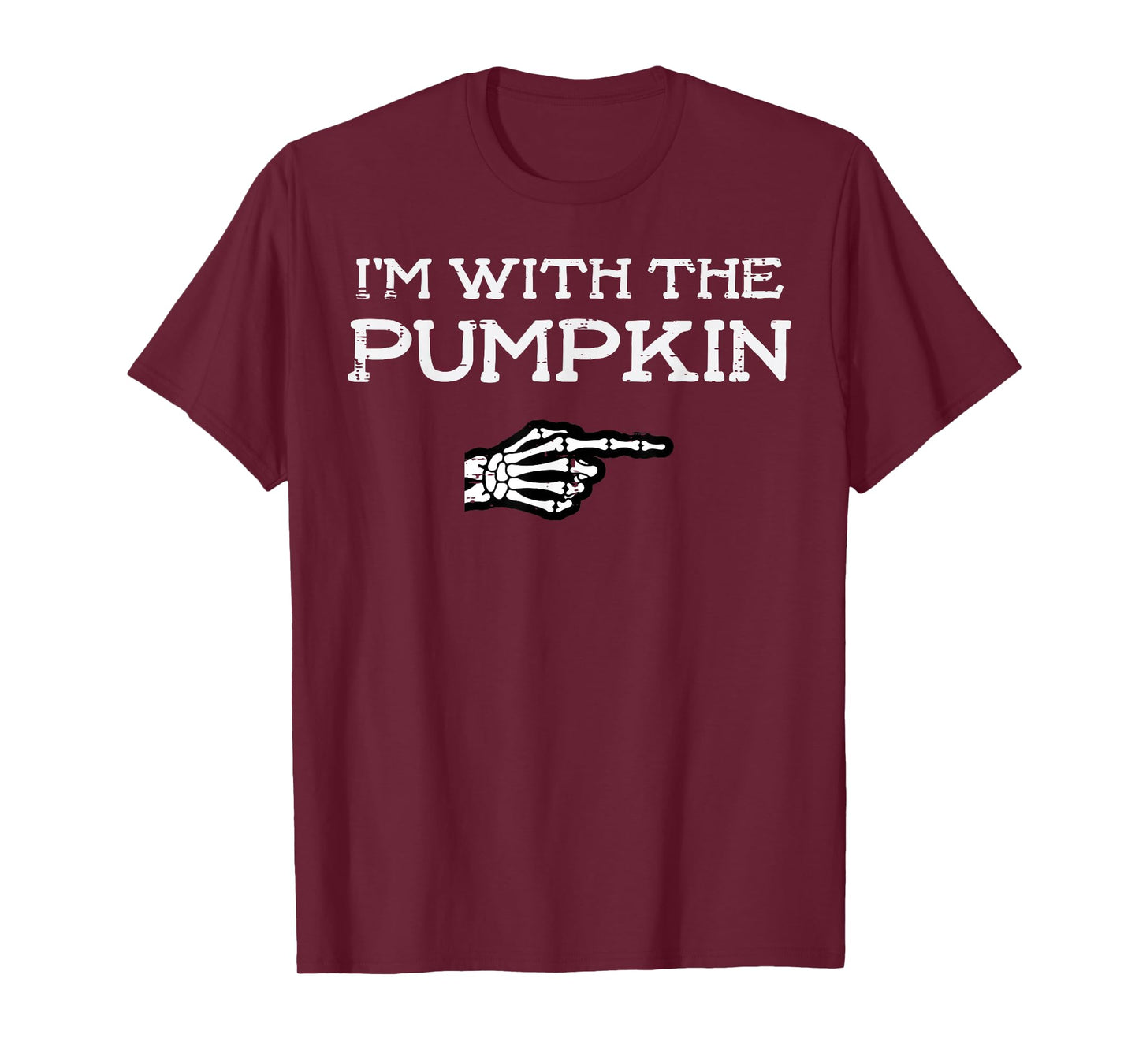Halloween Match Im with Pumpkin Couple Costume Men Women Kid T-Shirt