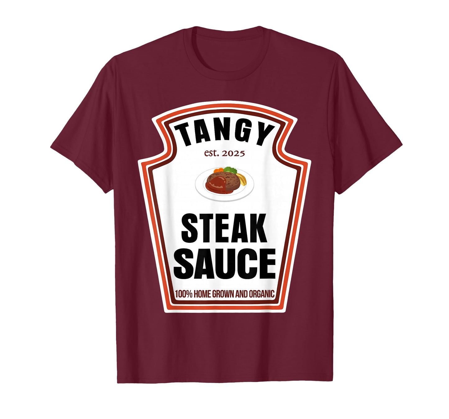 Tangy Steak Sauce Condiment Spice Costume Party Matching T-Shirt