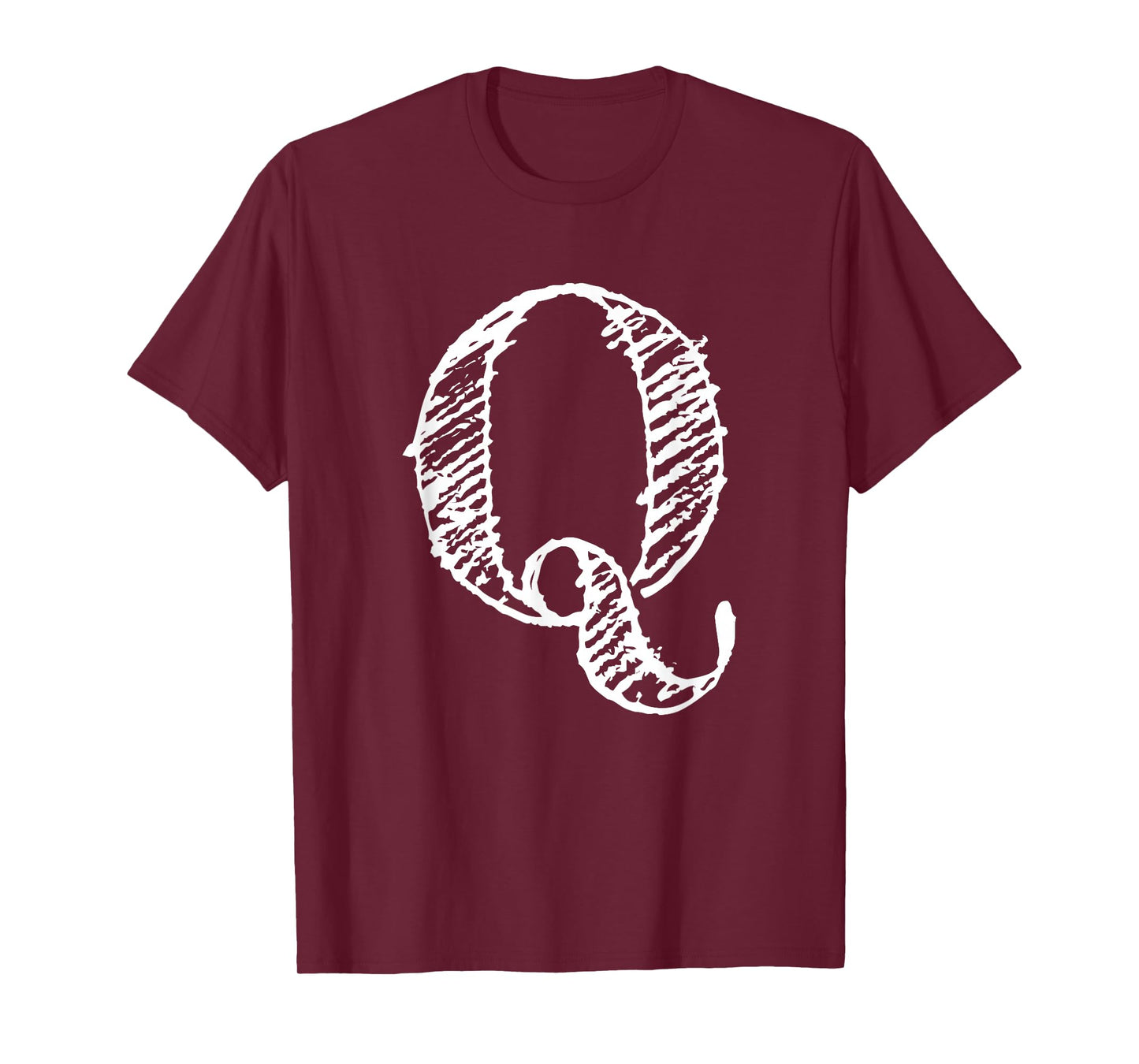 Bold Letter Q - Decorative Alphabet Big Font Capital Letter T-Shirt