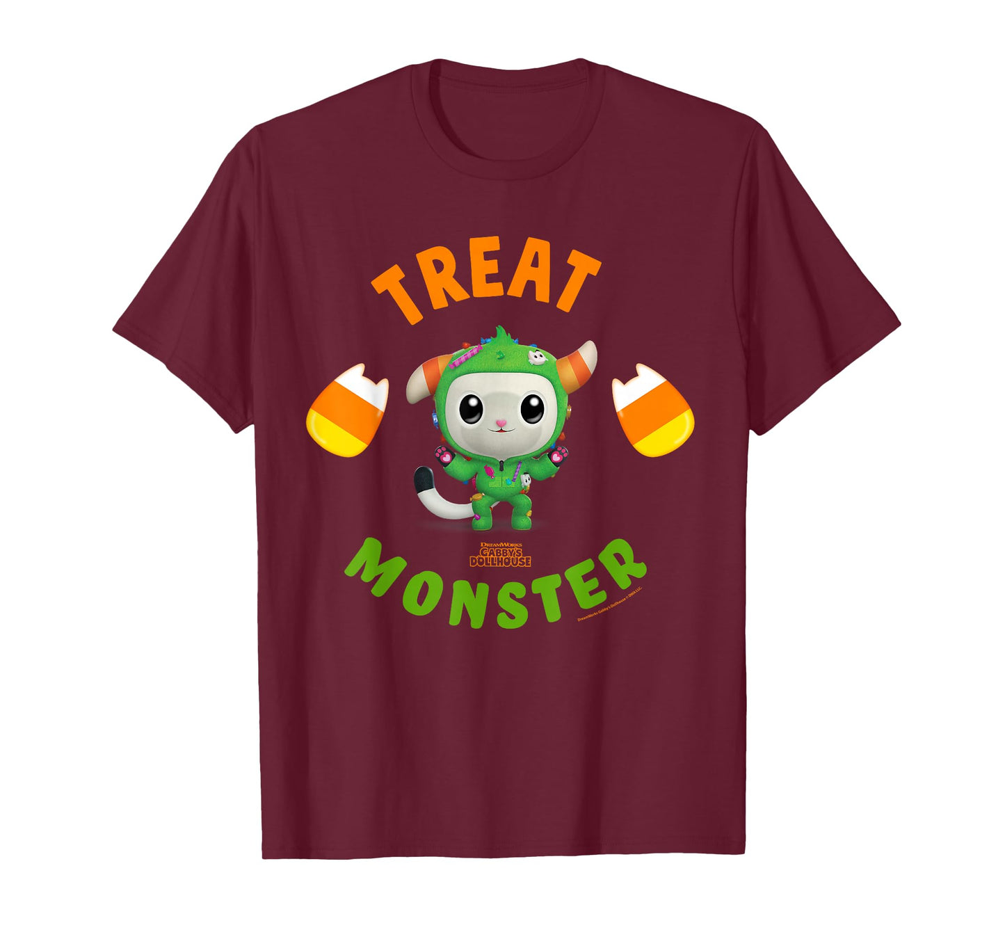 DreamWorks Gabby’s Dollhouse Pandy Treat Monster Halloween T-Shirt