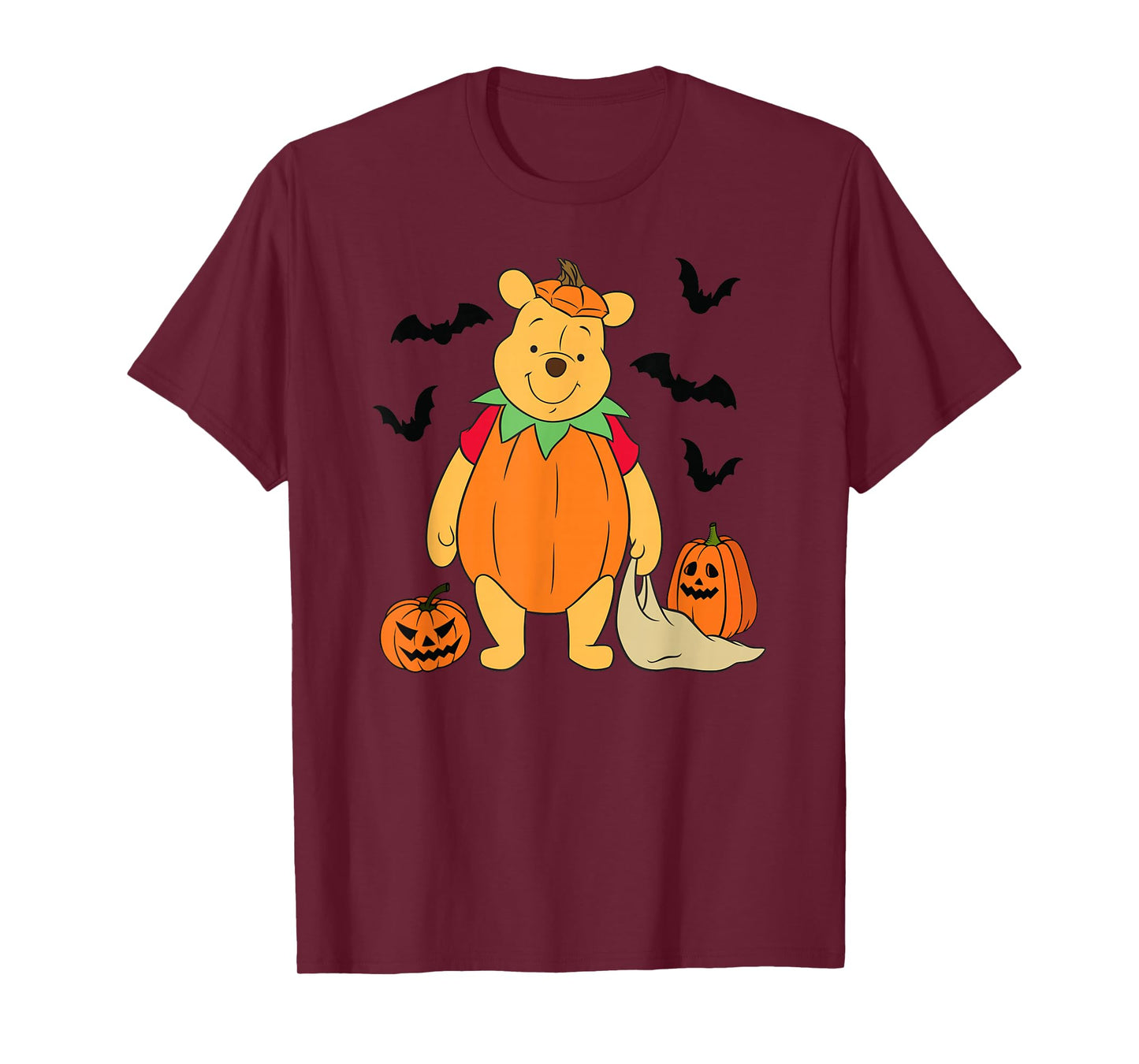 Disney Winnie The Pooh Halloween Big Pumpkin Pooh T-Shirt