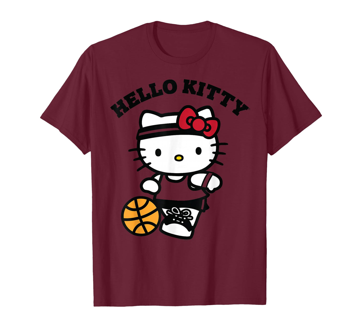 Hello Kitty Unisex Kids Basketball T-Shirt, Blue, Small