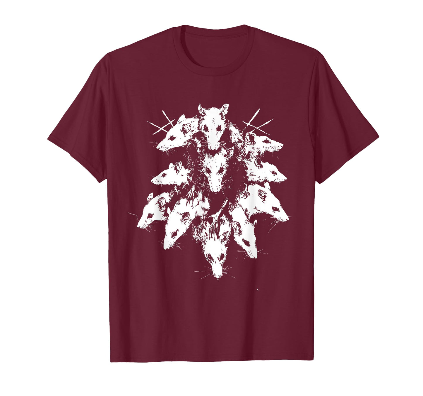 Medieval Rat King Gothic Plague Horror Occult Macabre Art T-Shirt