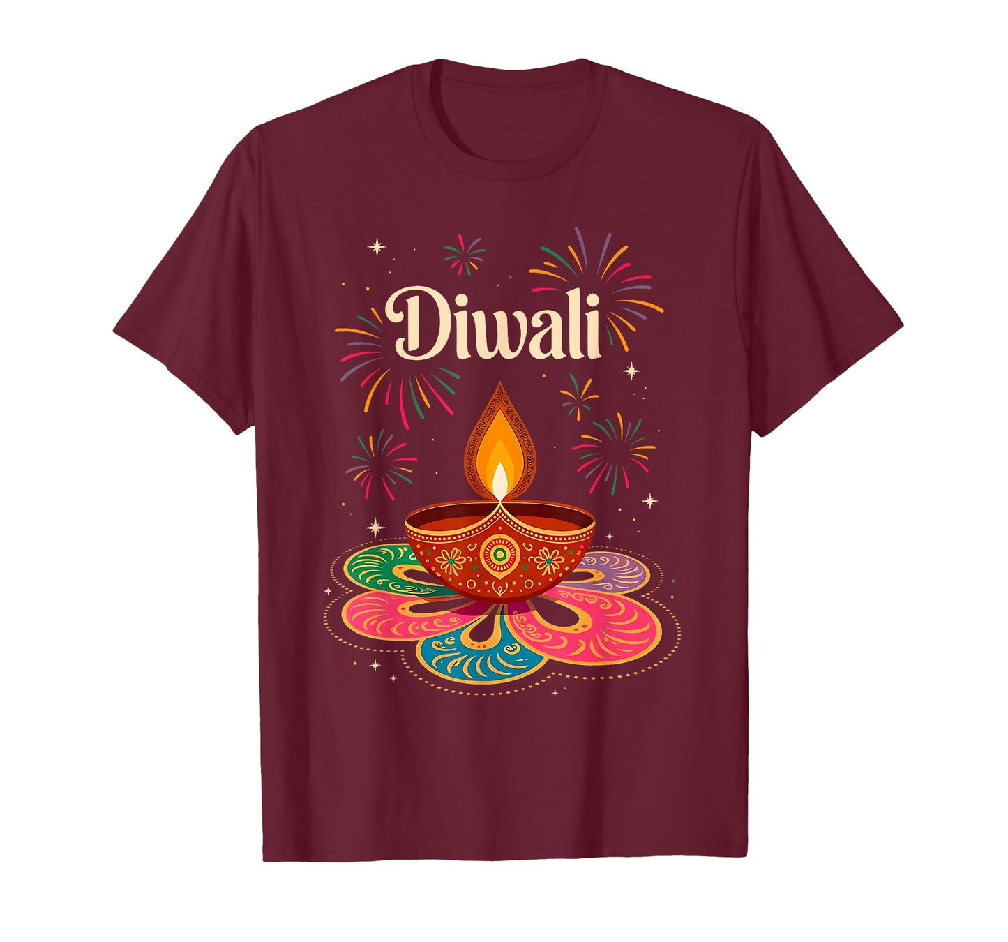 Happy Diwali Deepavali Hindu Indian Festival of Lights T-Shirt