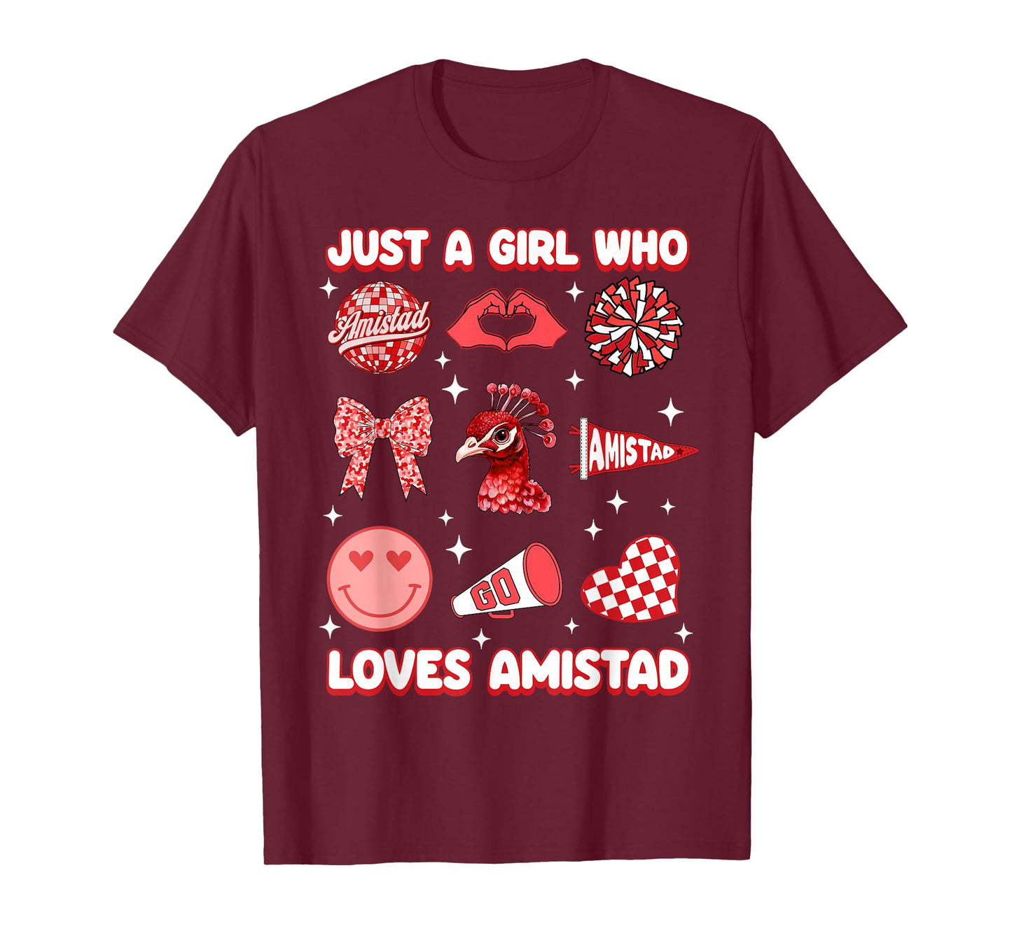 Just A Girl Who Loves Amistad House of Friendship T-Shirt