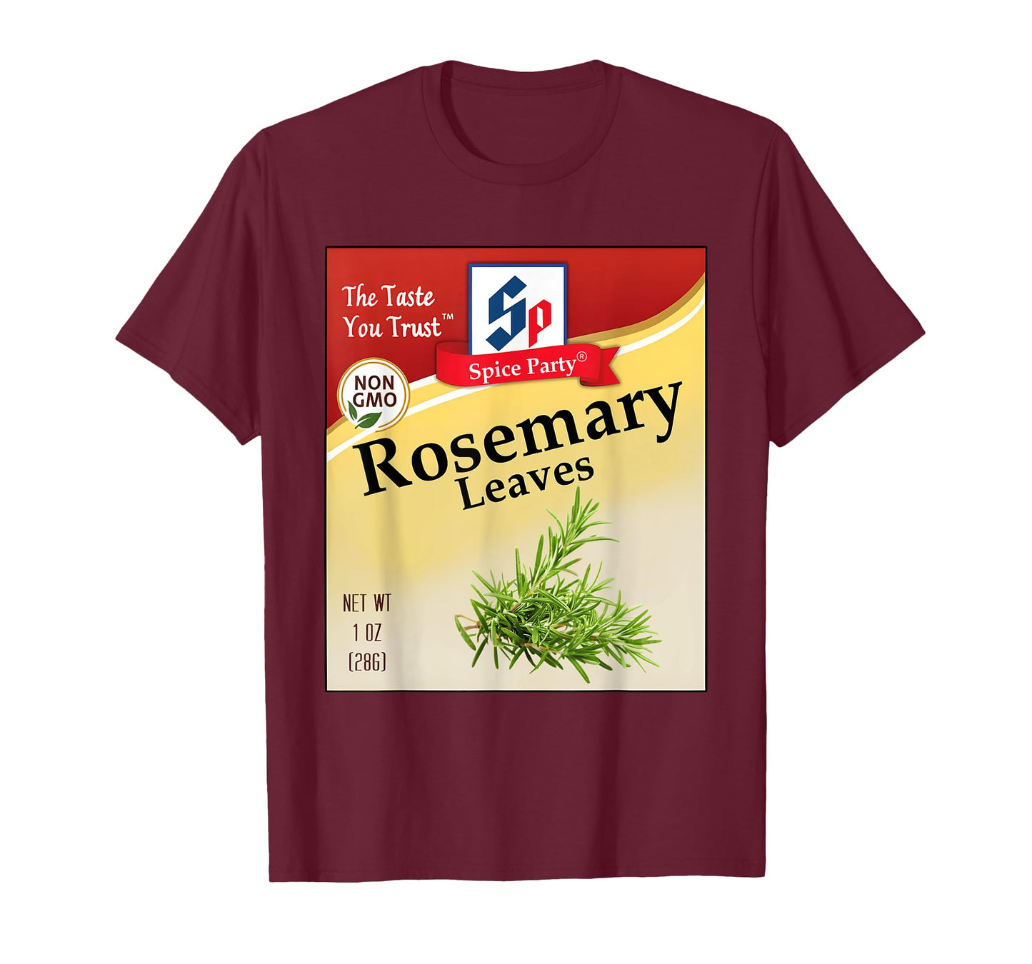 Rosemary Leaves Condiment Costume Holiday Spice Group T-Shirt