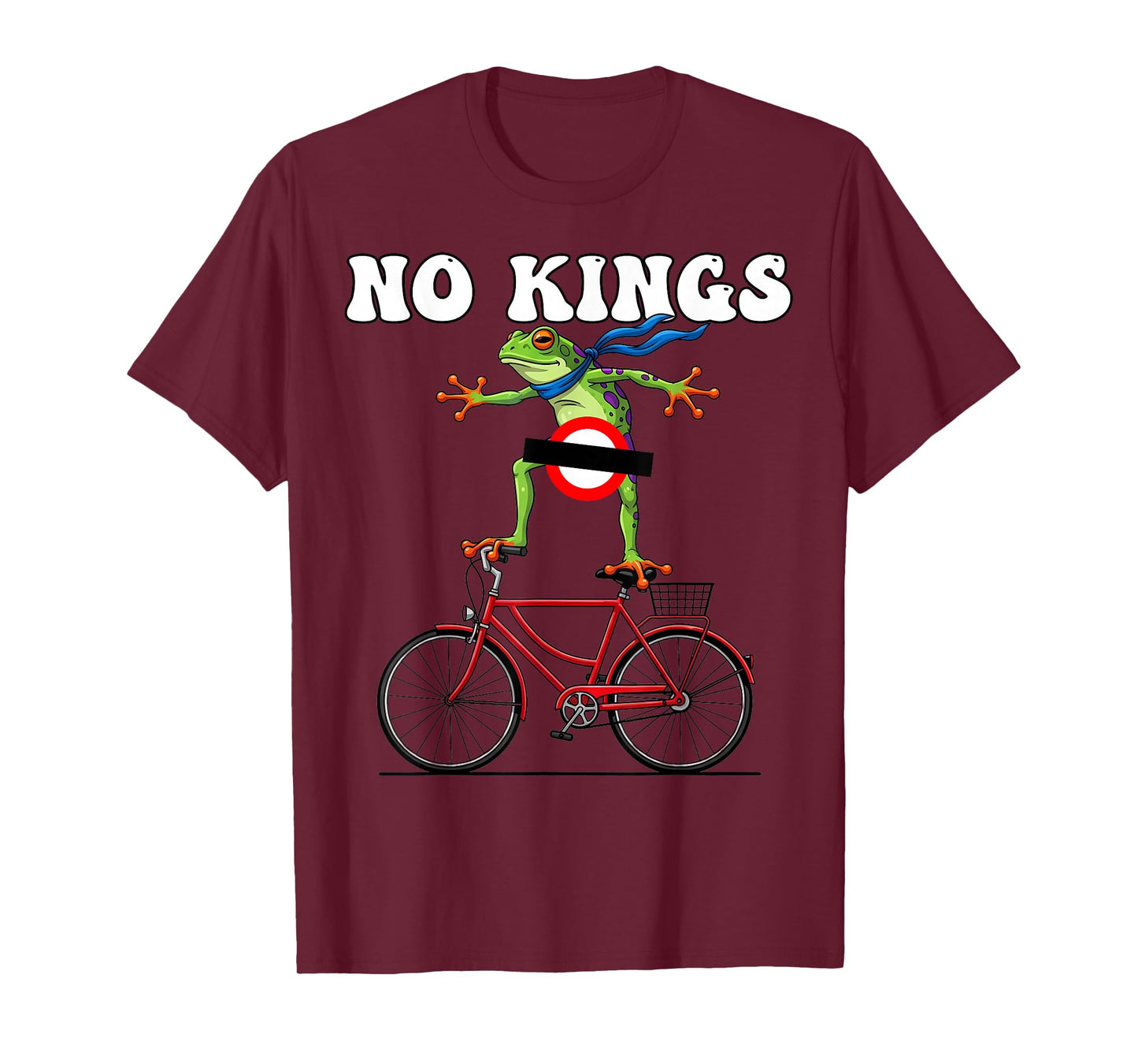 No Kings in Portland Frog Naked Bike Ride Activists Group T-Shirt